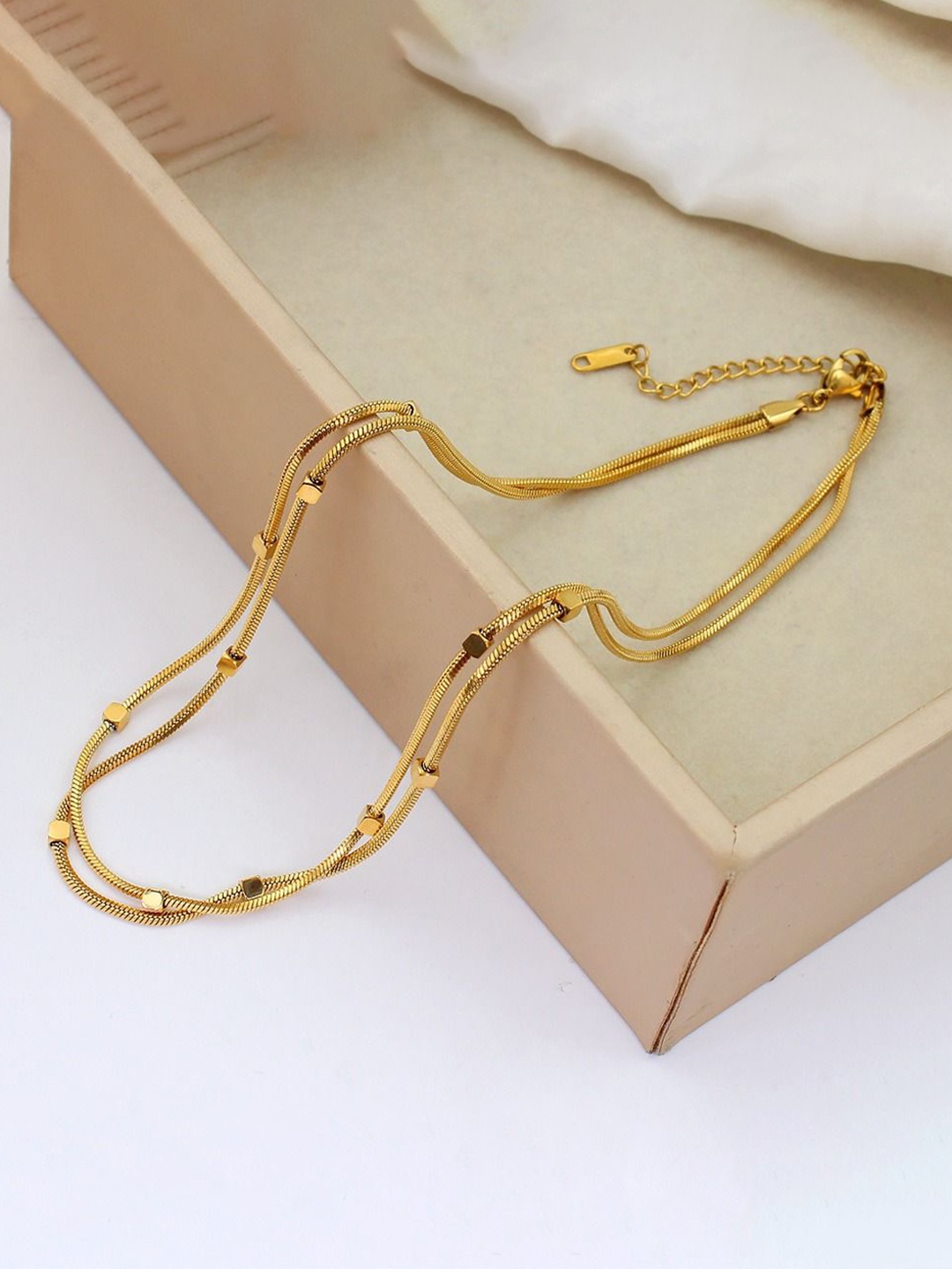 

KRYSTALZ Gold-Plated Stainless Steel Necklace