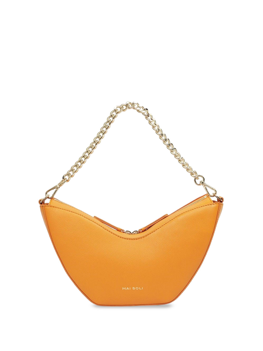 

Women Apricot Genuine Leather Erin HandBag, Orange