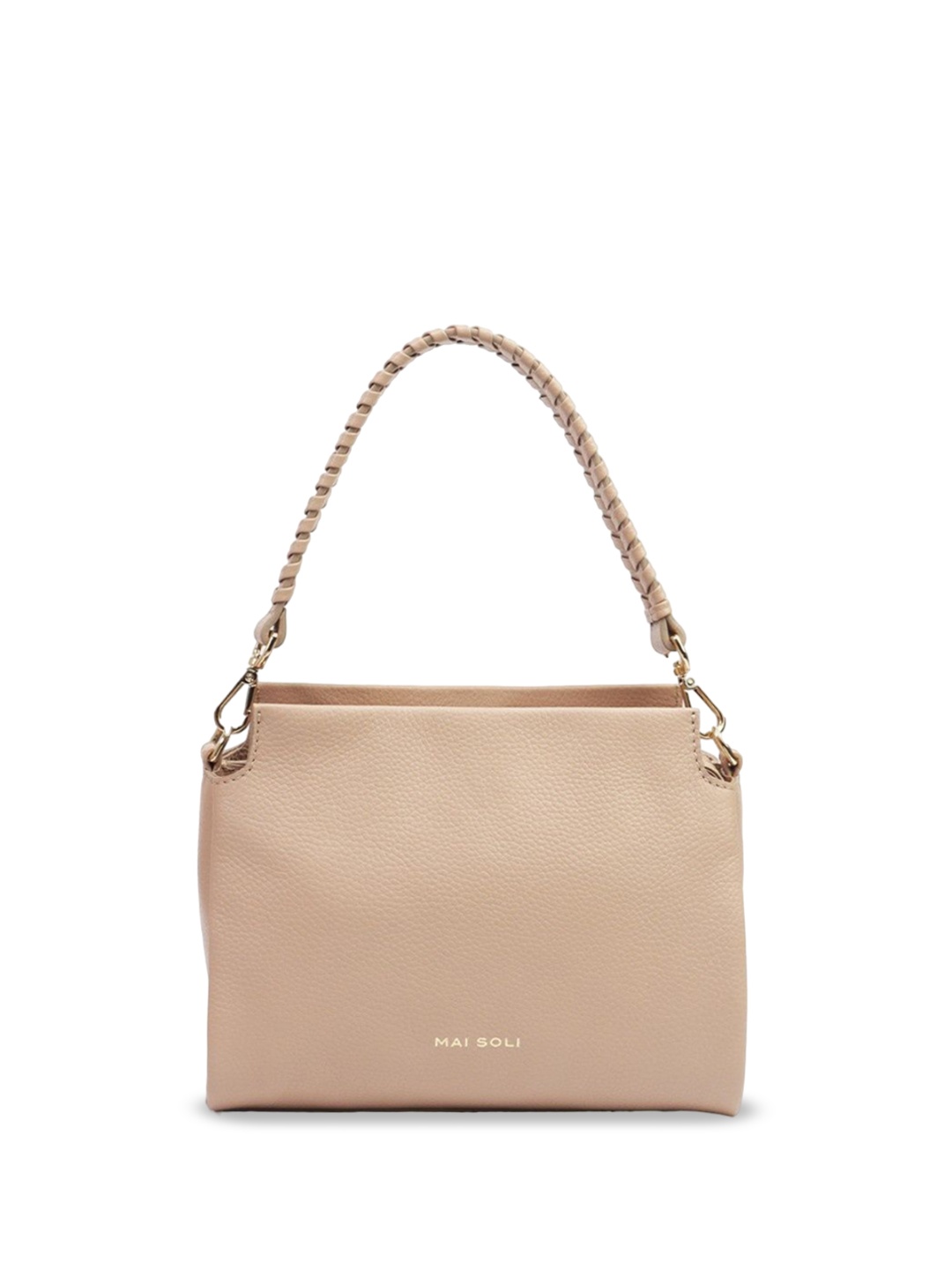 

Women Nude Genuine Leather Black Noah Crossbody Bag