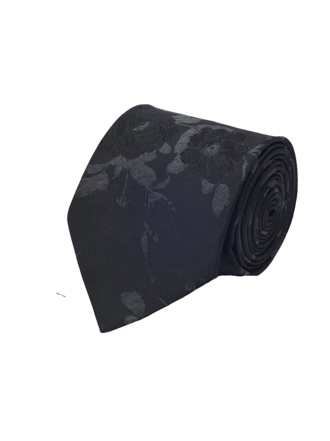 

Cazzano Men Printed Broad Tie, Black