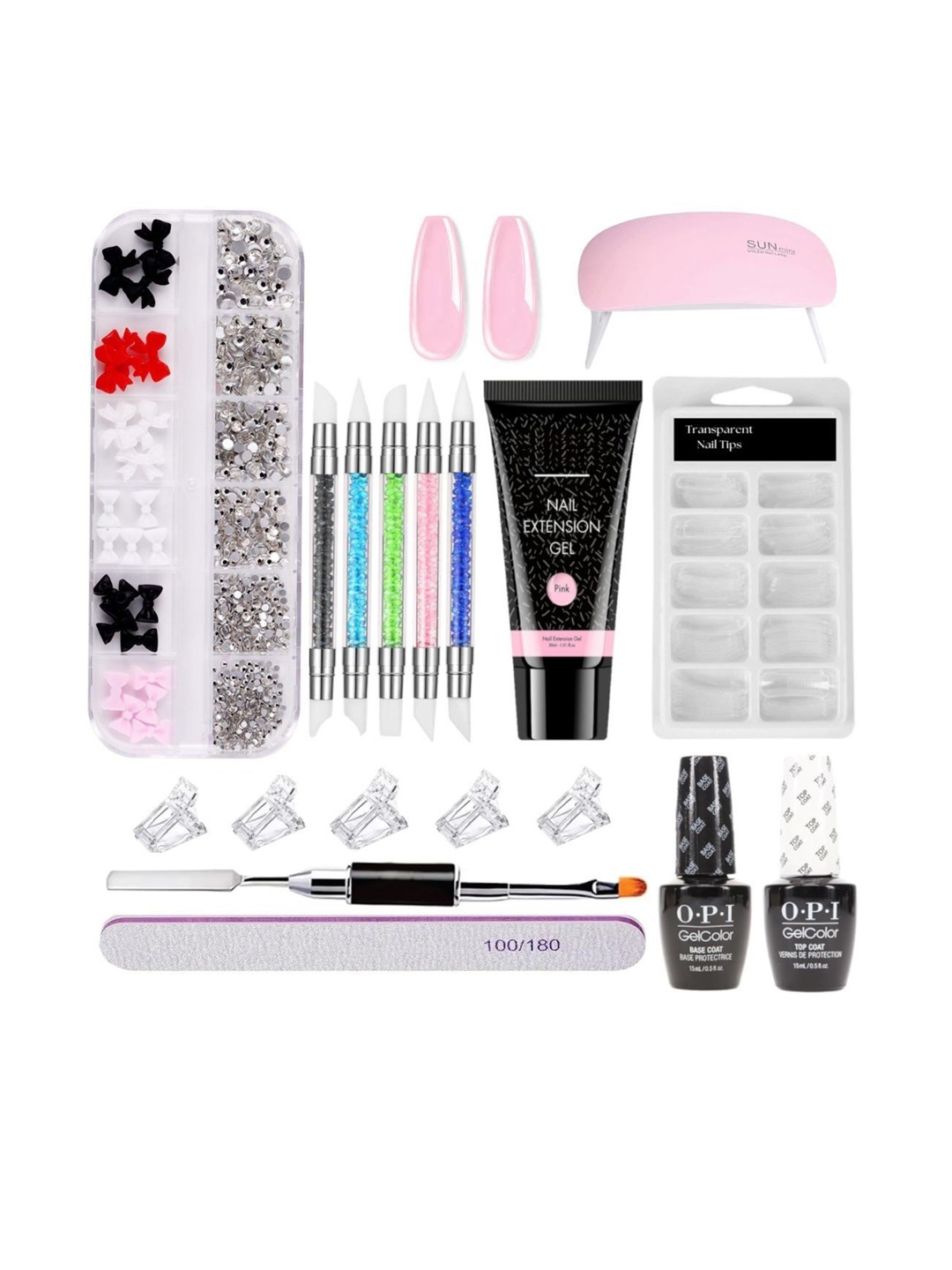 

NANCY AJRAM 18-In-1 Nail Extension Gel Kit, White