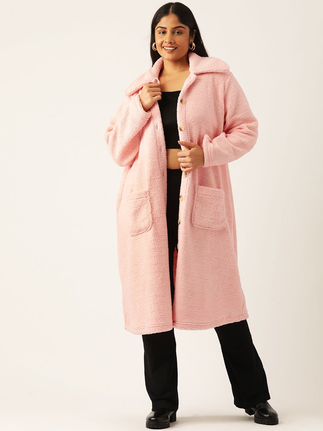 

theRebelinme Women Lightweight Longline Tailored Jacket, Pink