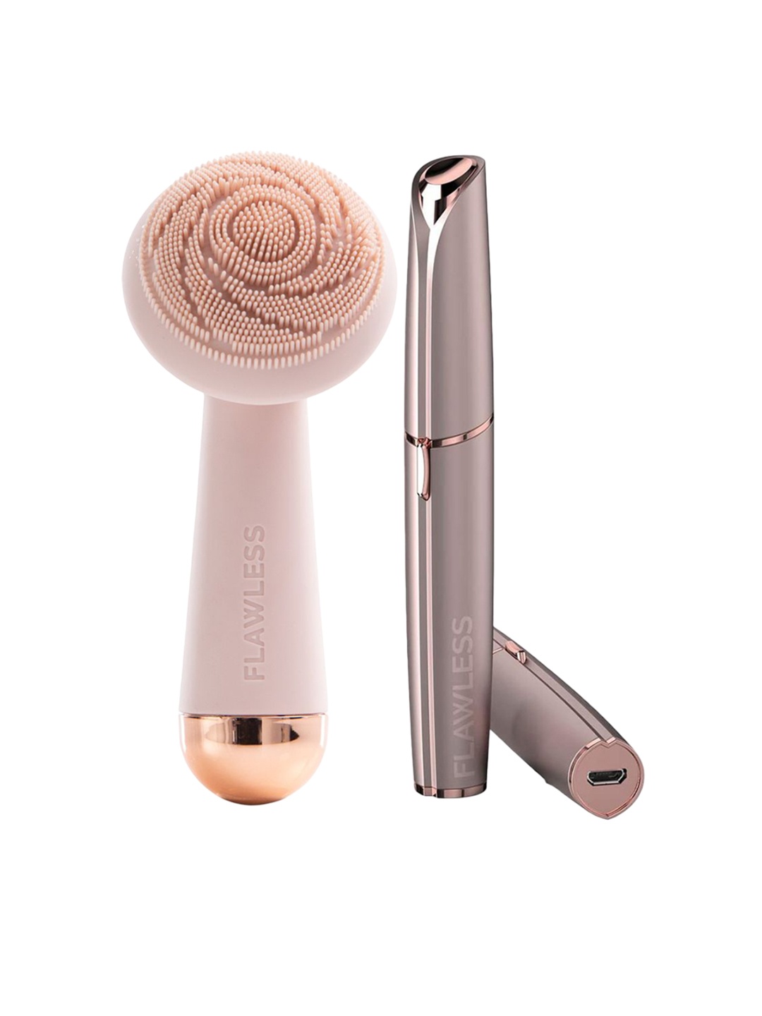 

FLAWLESS Finishing Touch Face Cleanser With Next Generation Eyebrow Hair Trimmer & Shaper, Pink