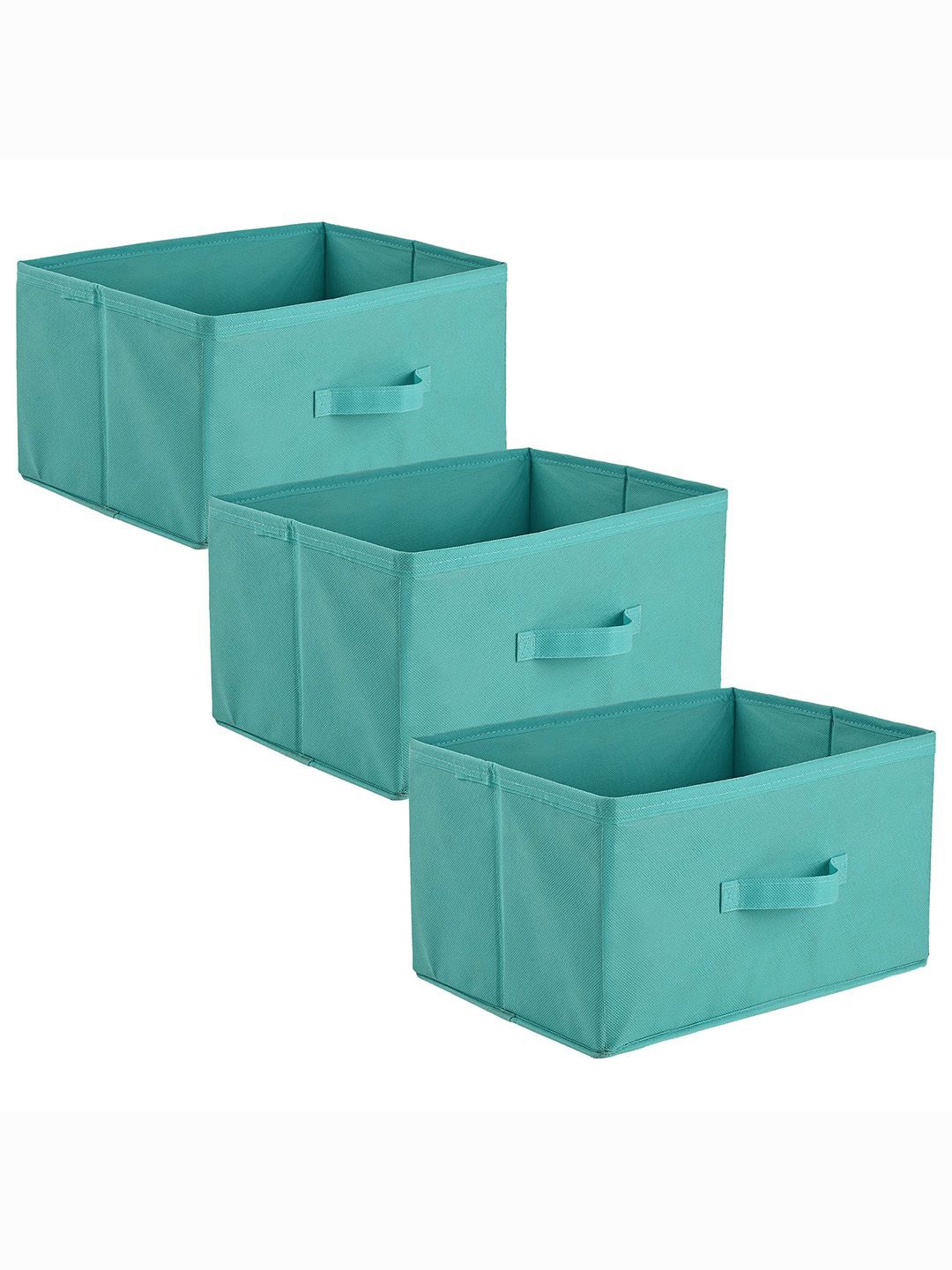 

Kuber Industries Green 3 Pieces Drawer Organisers