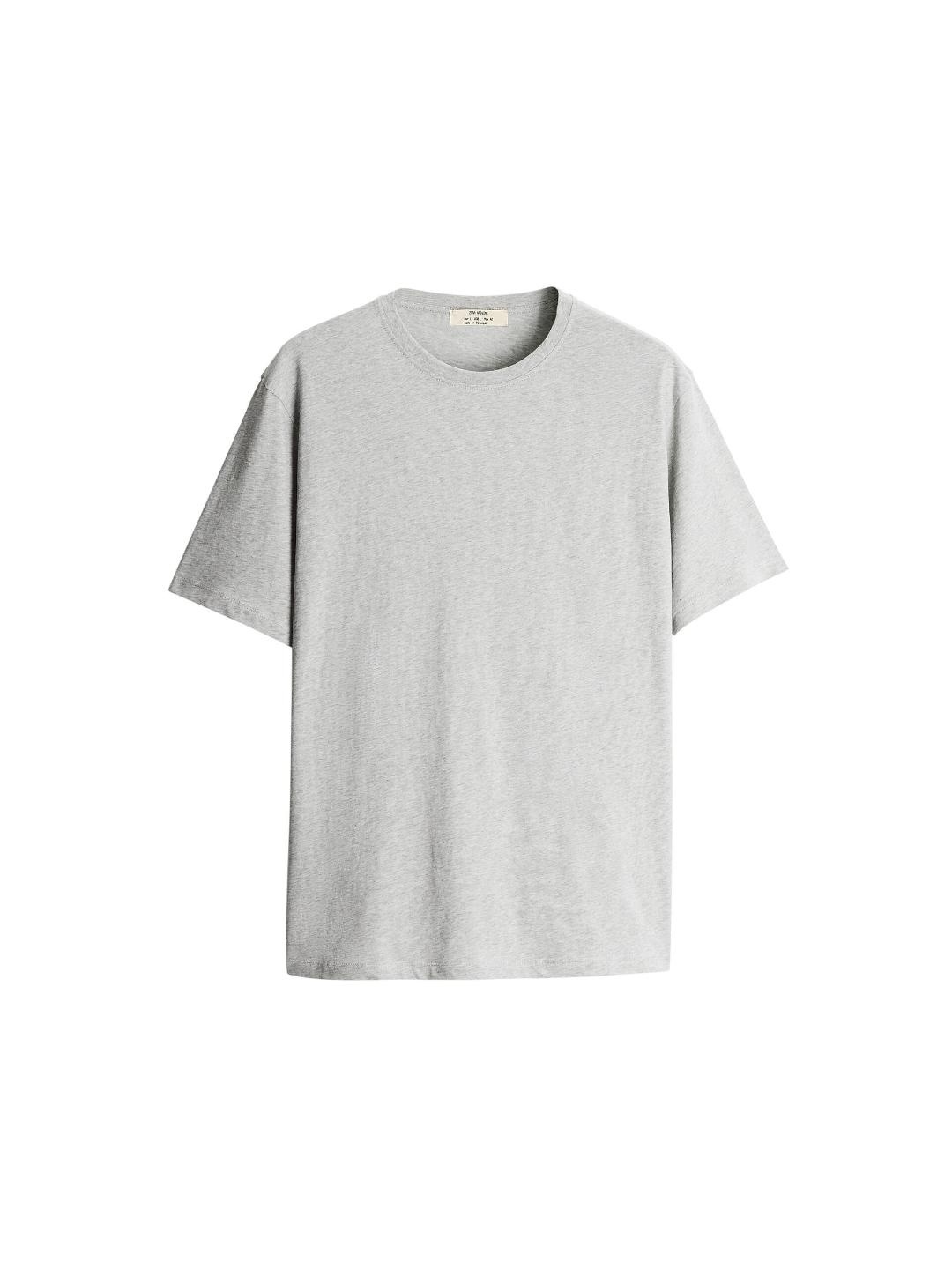 

ZARA Men Grey T-shirt