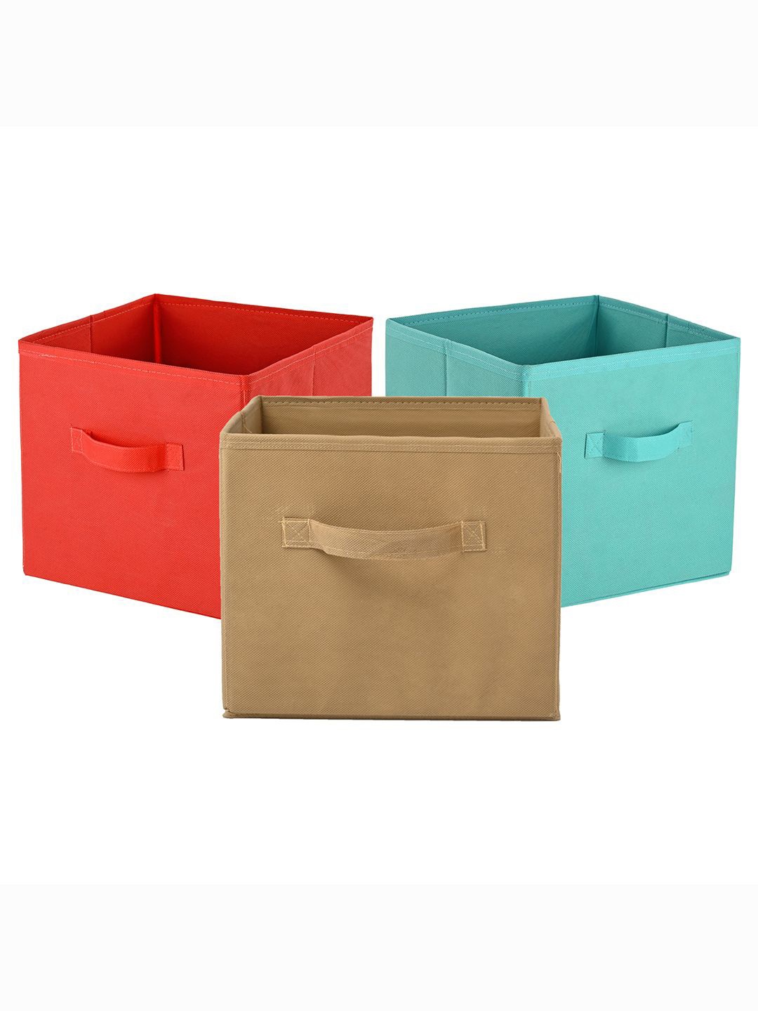 

Kuber Industries Green 3 Pieces Multi-Utility Storage Organisers