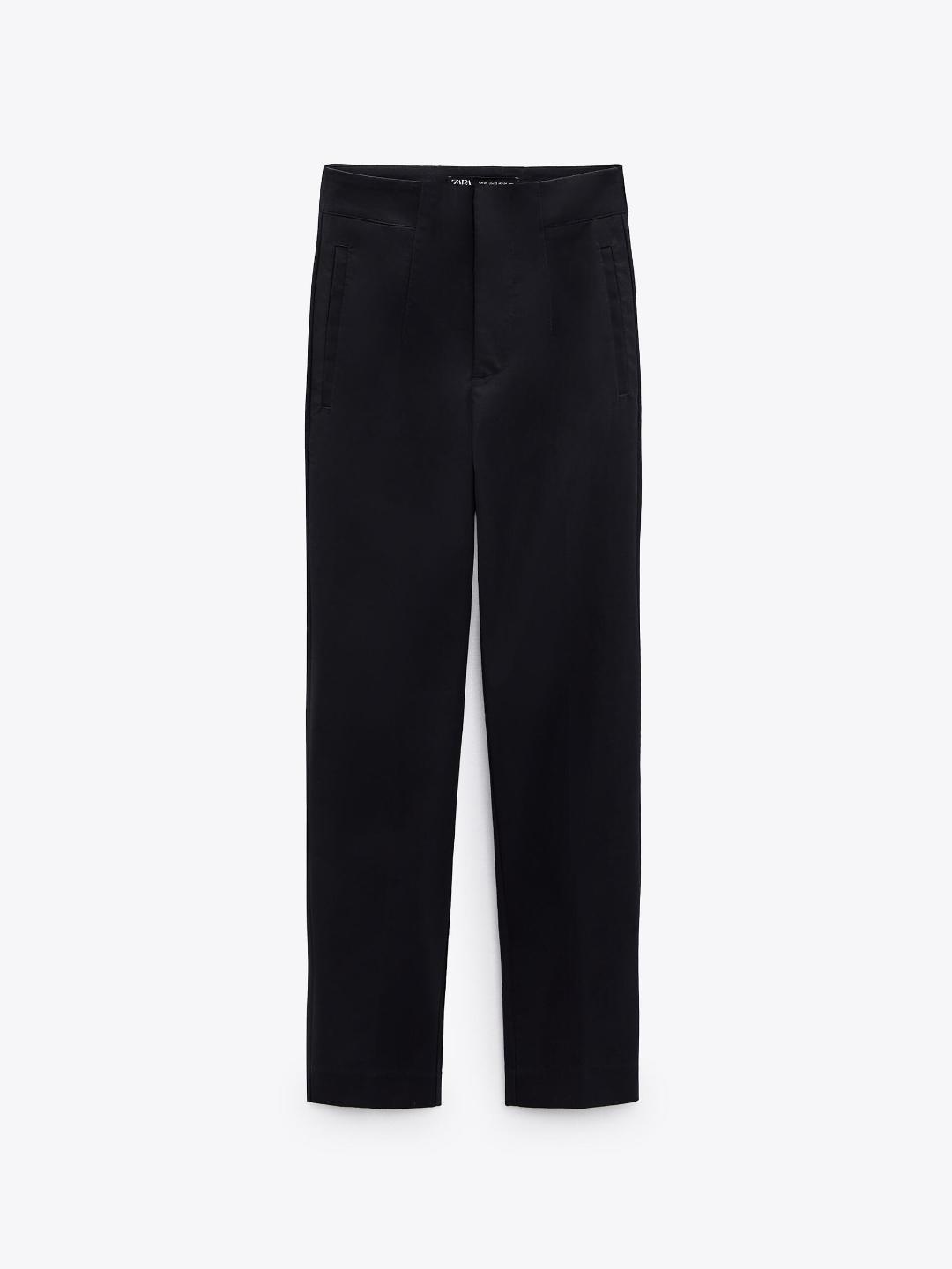 

ZARA Women Navy Blue Trousers