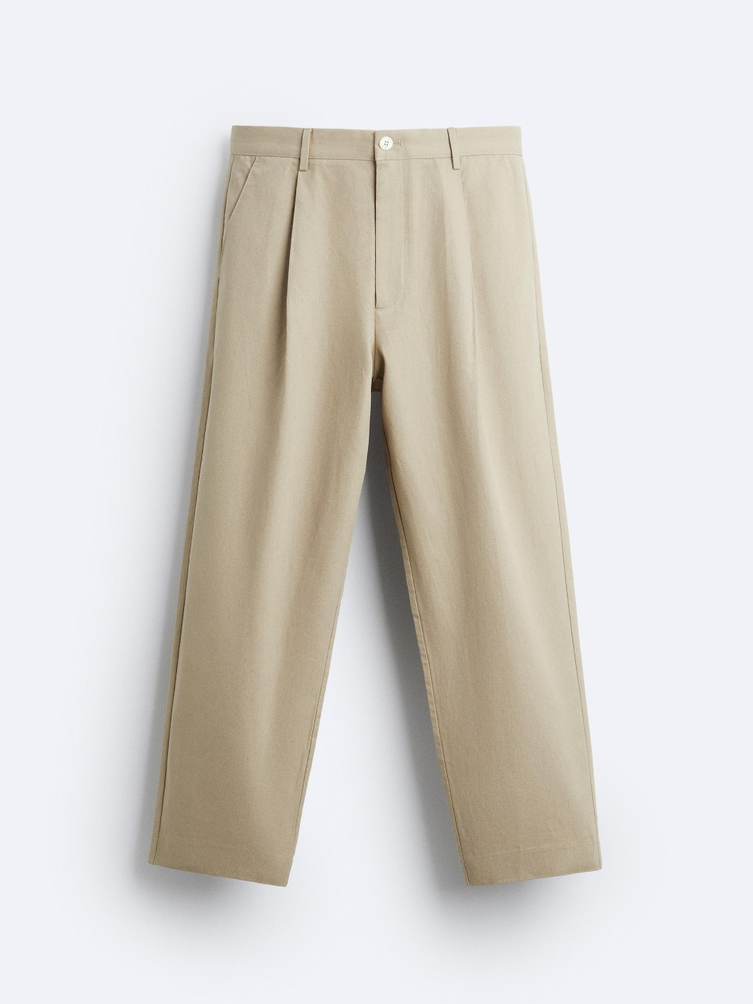 

ZARA Men Beige Trousers