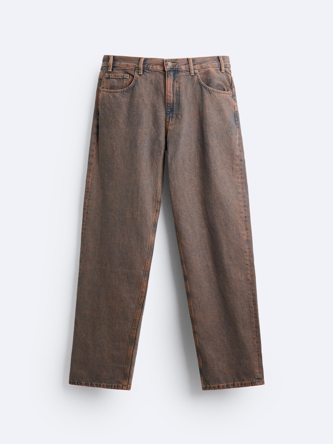 

ZARA Men Orange Trousers