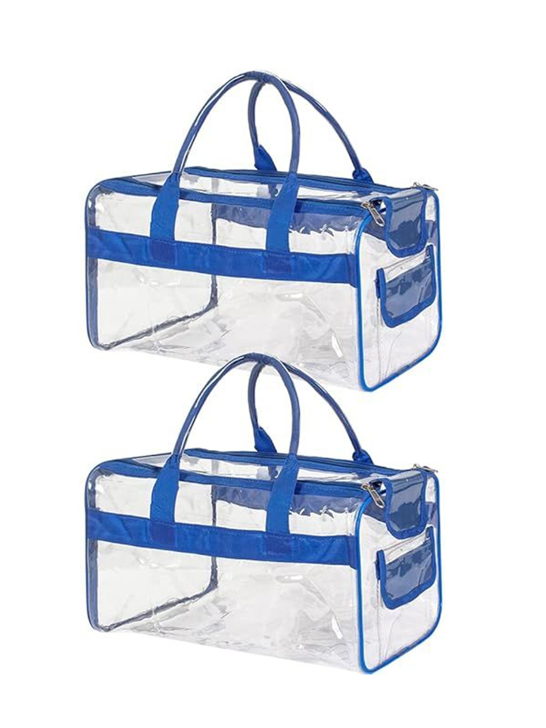 

prettykrafts Set of 2 Multipurpose Pouch, Blue