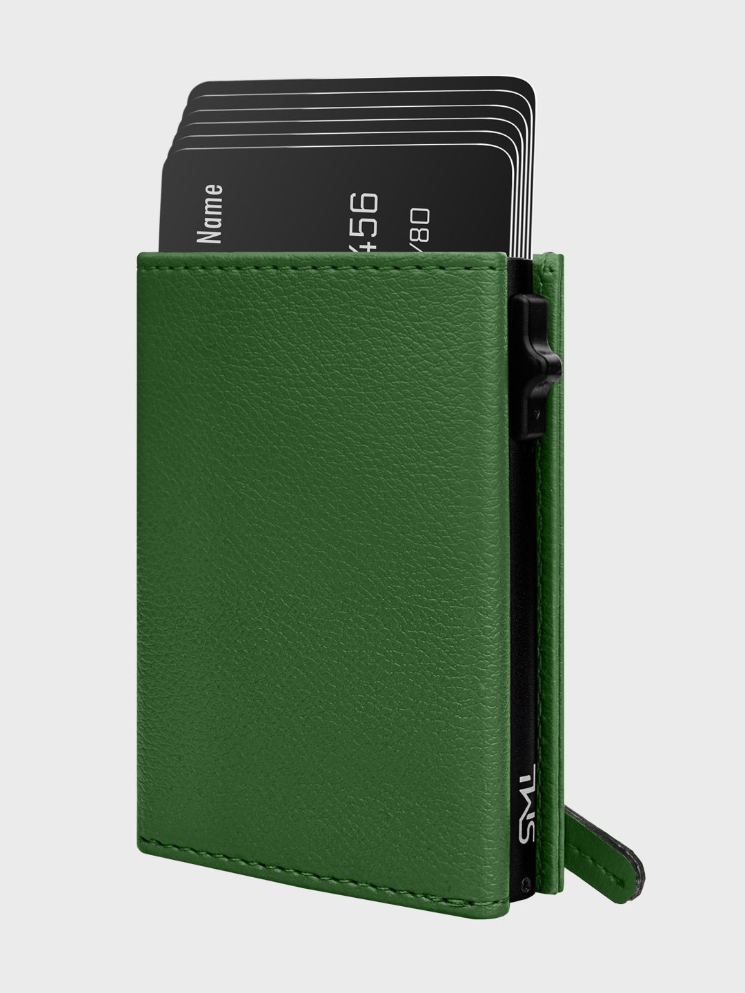 

The Wallet Store Unisex Leather Three Fold Wallet, Green