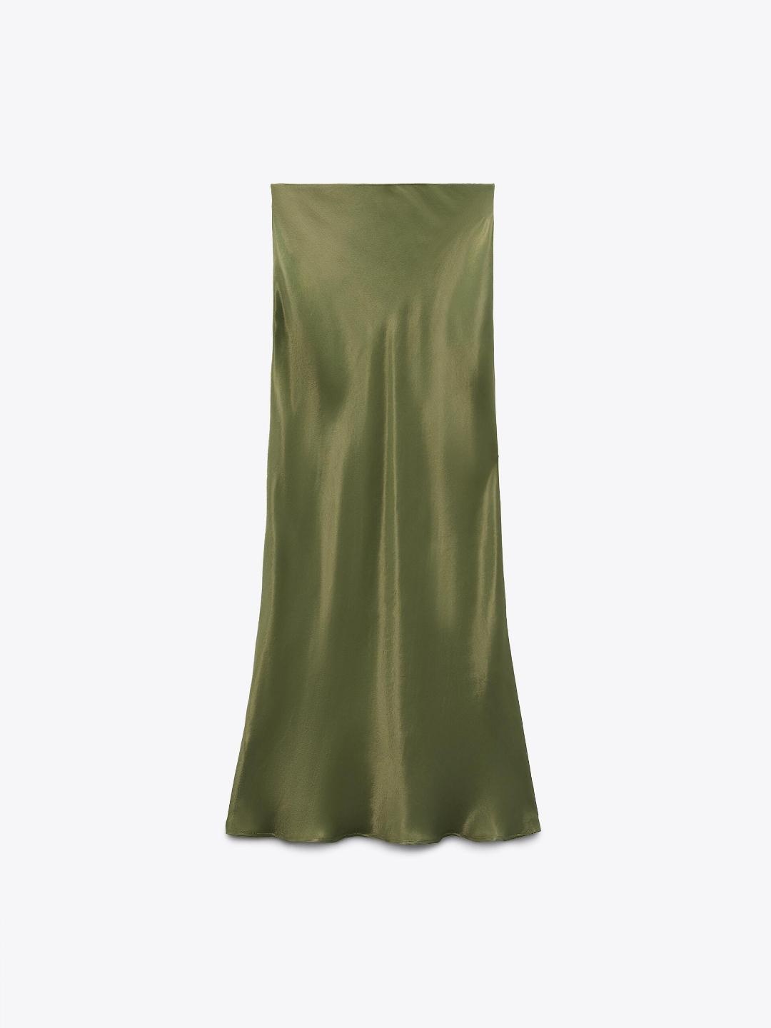 

ZARA Women Khaki Skirts