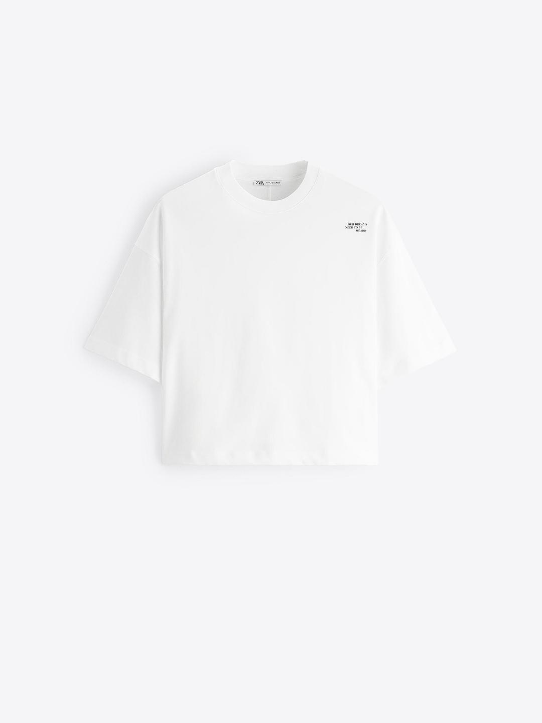 

ZARA Men White Tshirts