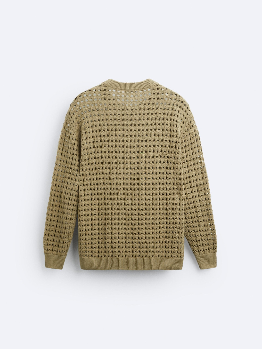 

ZARA Men Khaki Sweaters