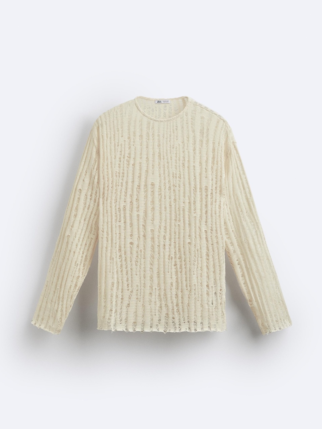

ZARA Men Beige Sweaters