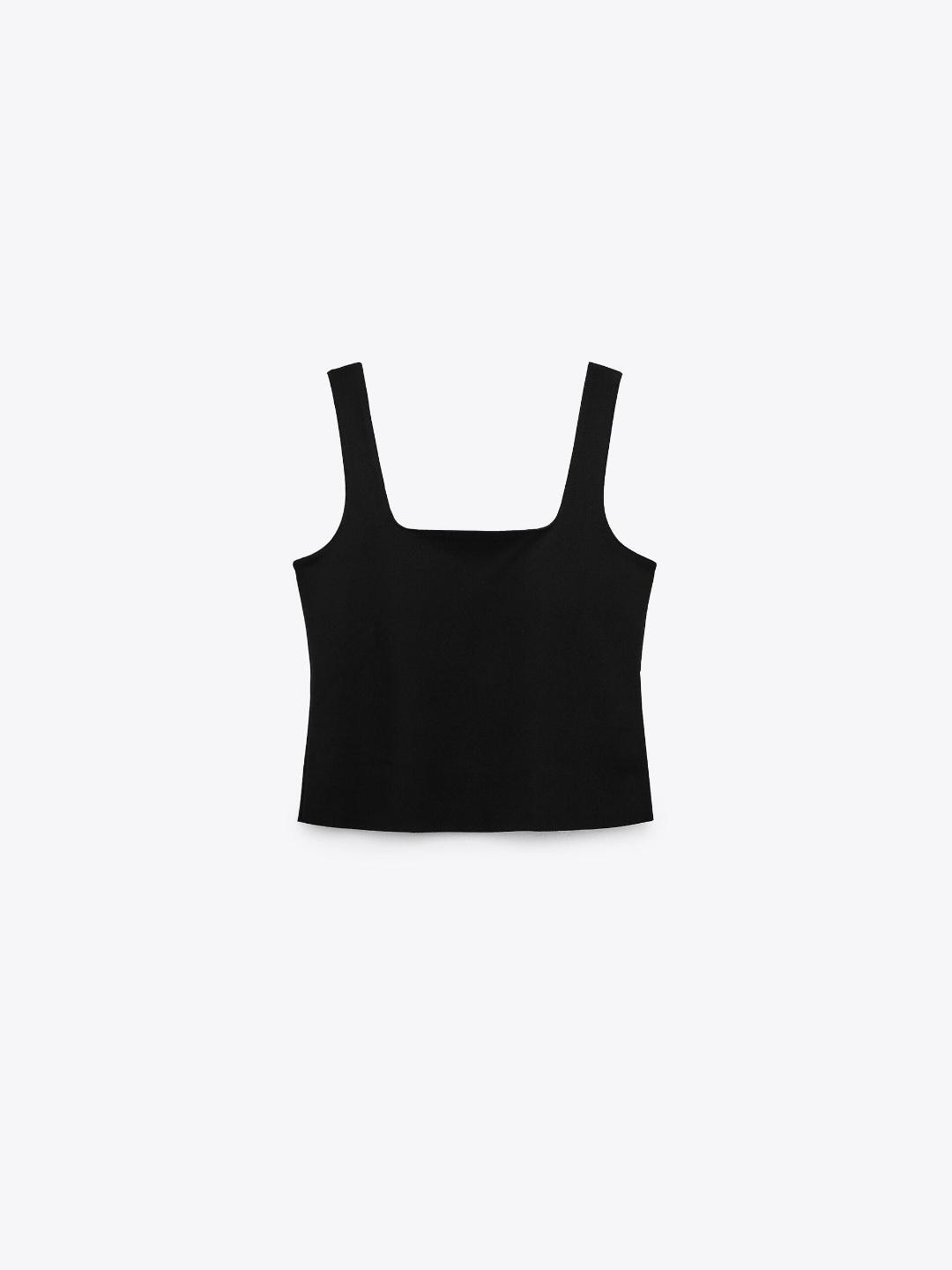 

ZARA Women Black Tops
