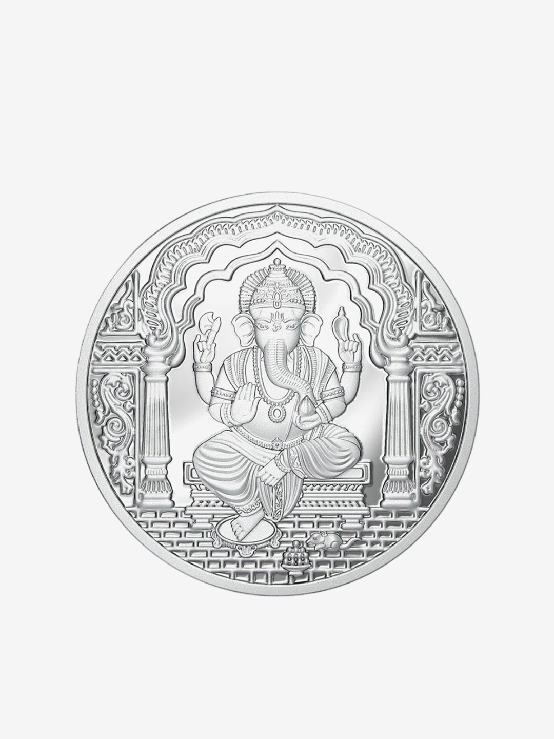 

Joyalukkas Ganesh Sliver Coin- 50gm, Silver