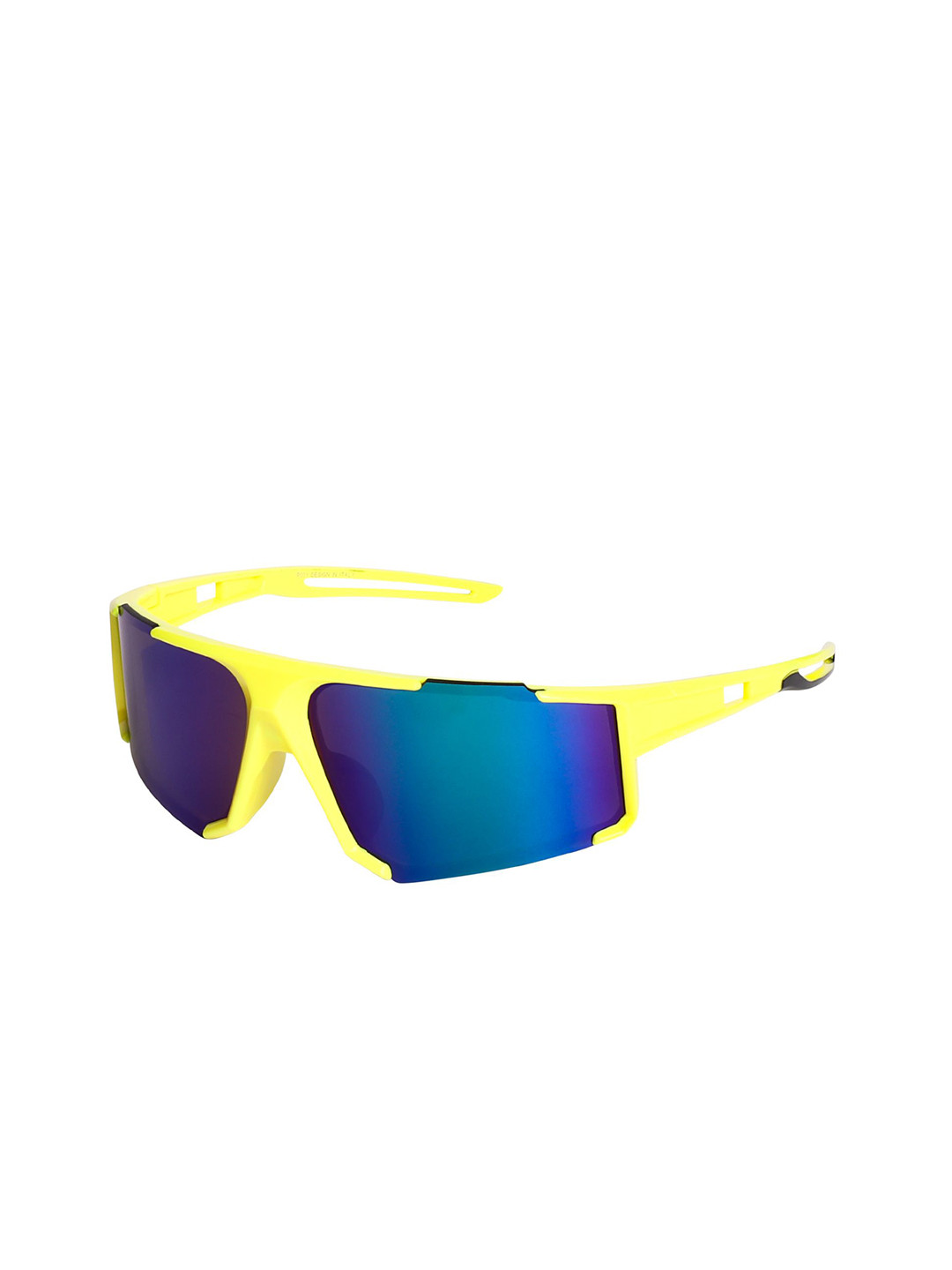 

Peter Jones Eyewear Unisex Sports Sunglasses with UV Protected Lens PS001Y-Yellow, Blue