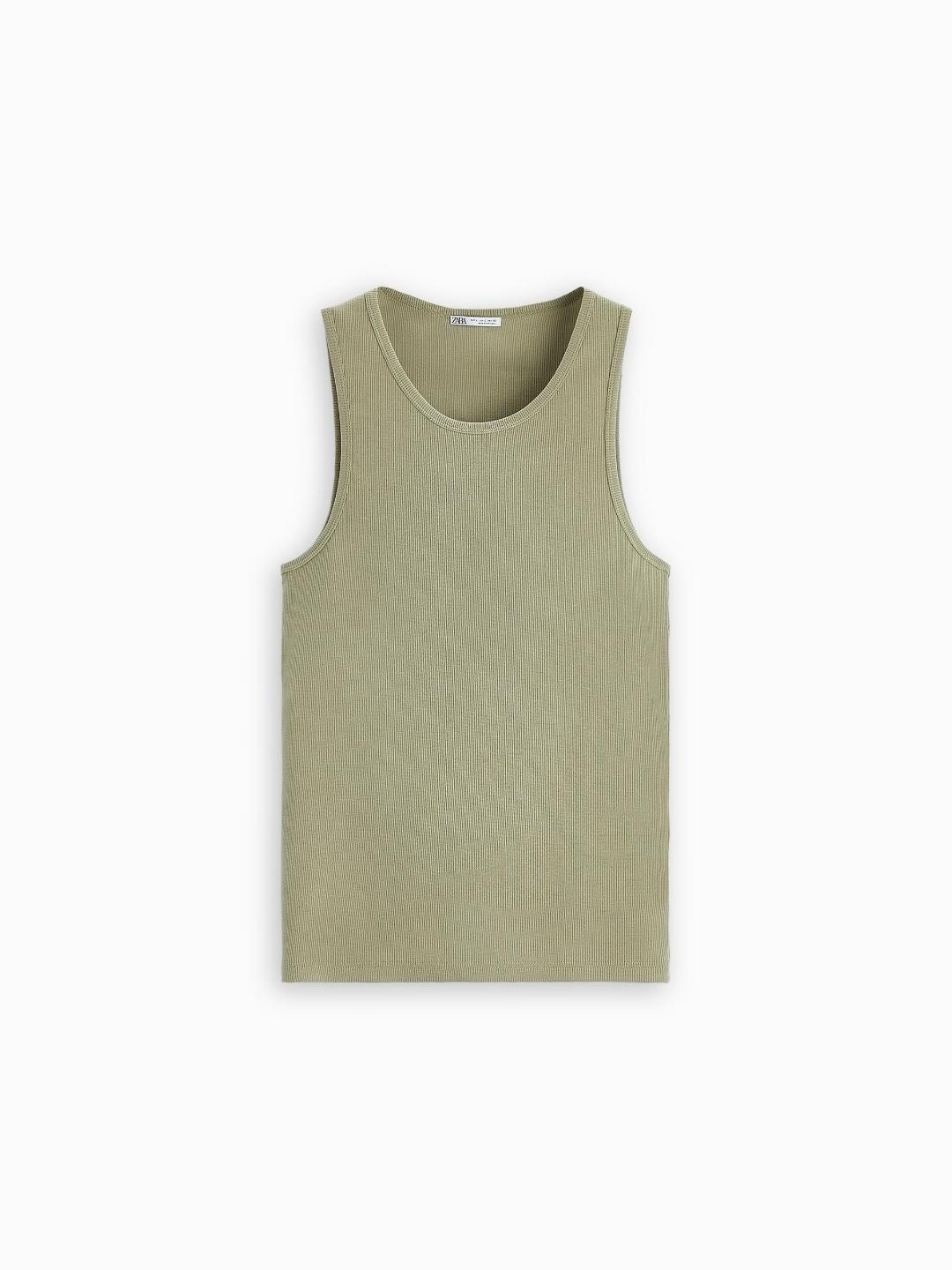 

ZARA Men Khaki Innerwear Vest