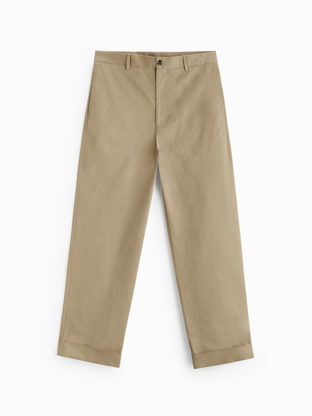 

ZARA Men Beige Trousers