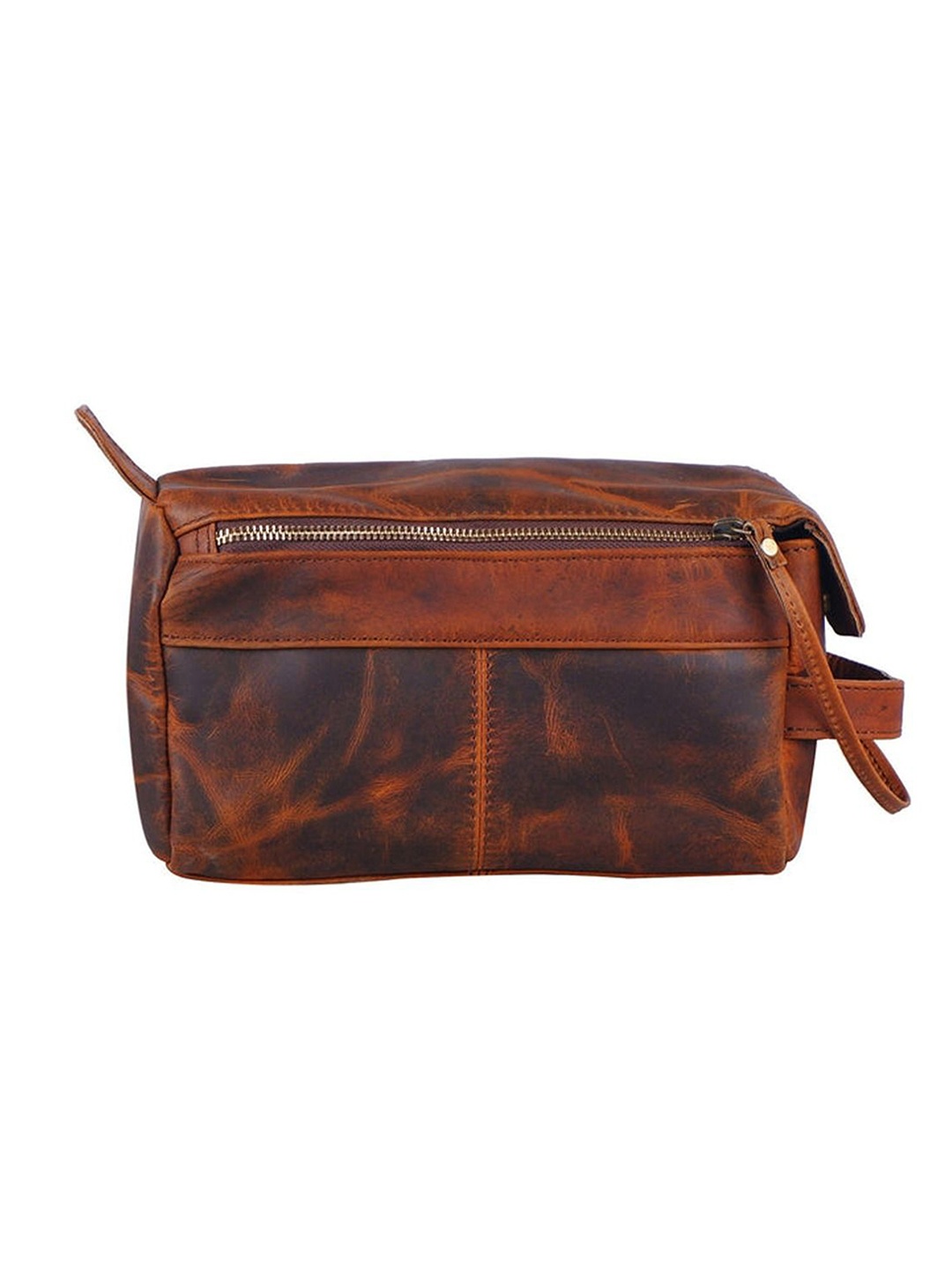 

MaheTri Textured Compact Lunch bags Travel Accessory, Brown