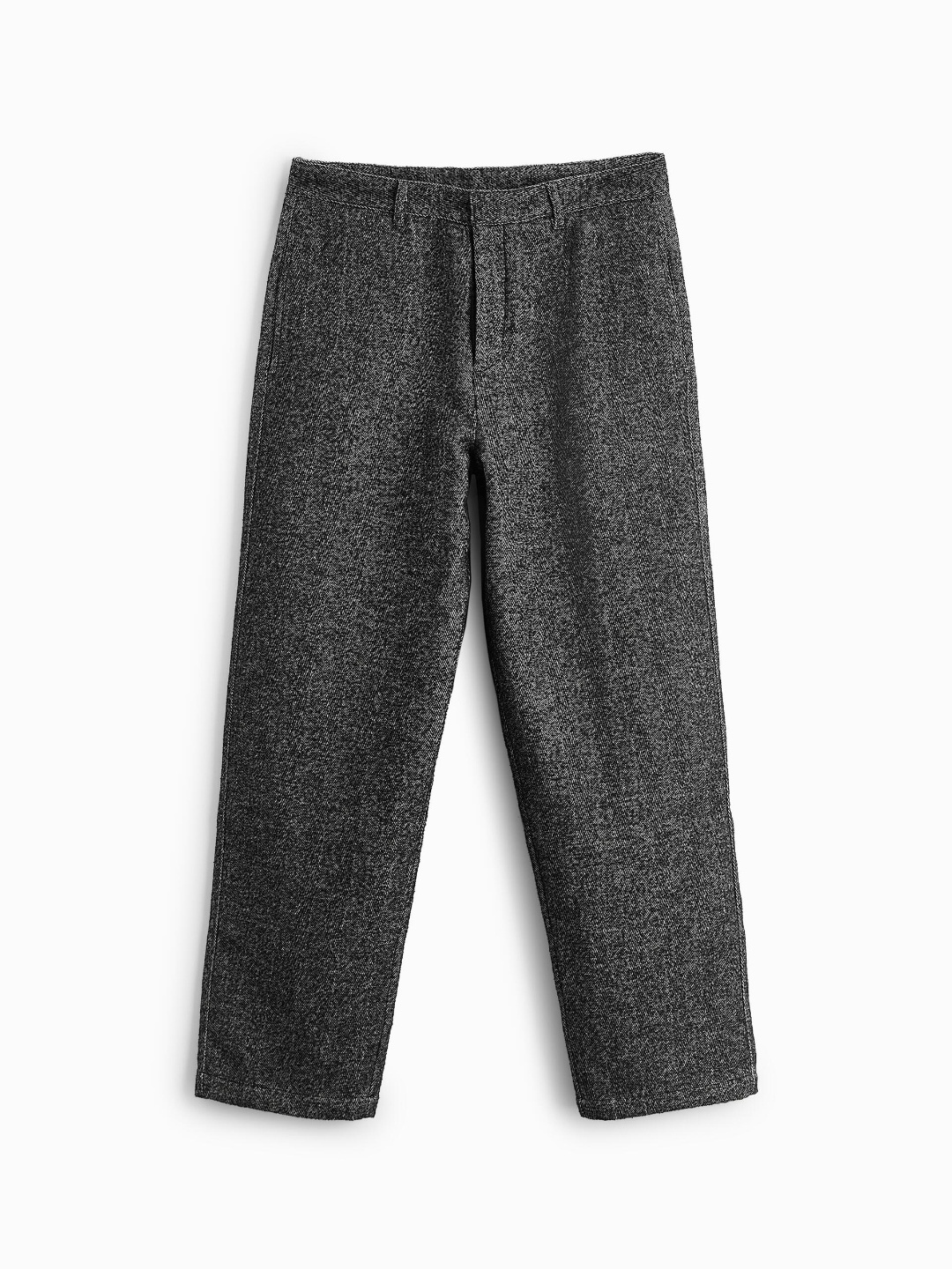 

ZARA Men Grey Trousers