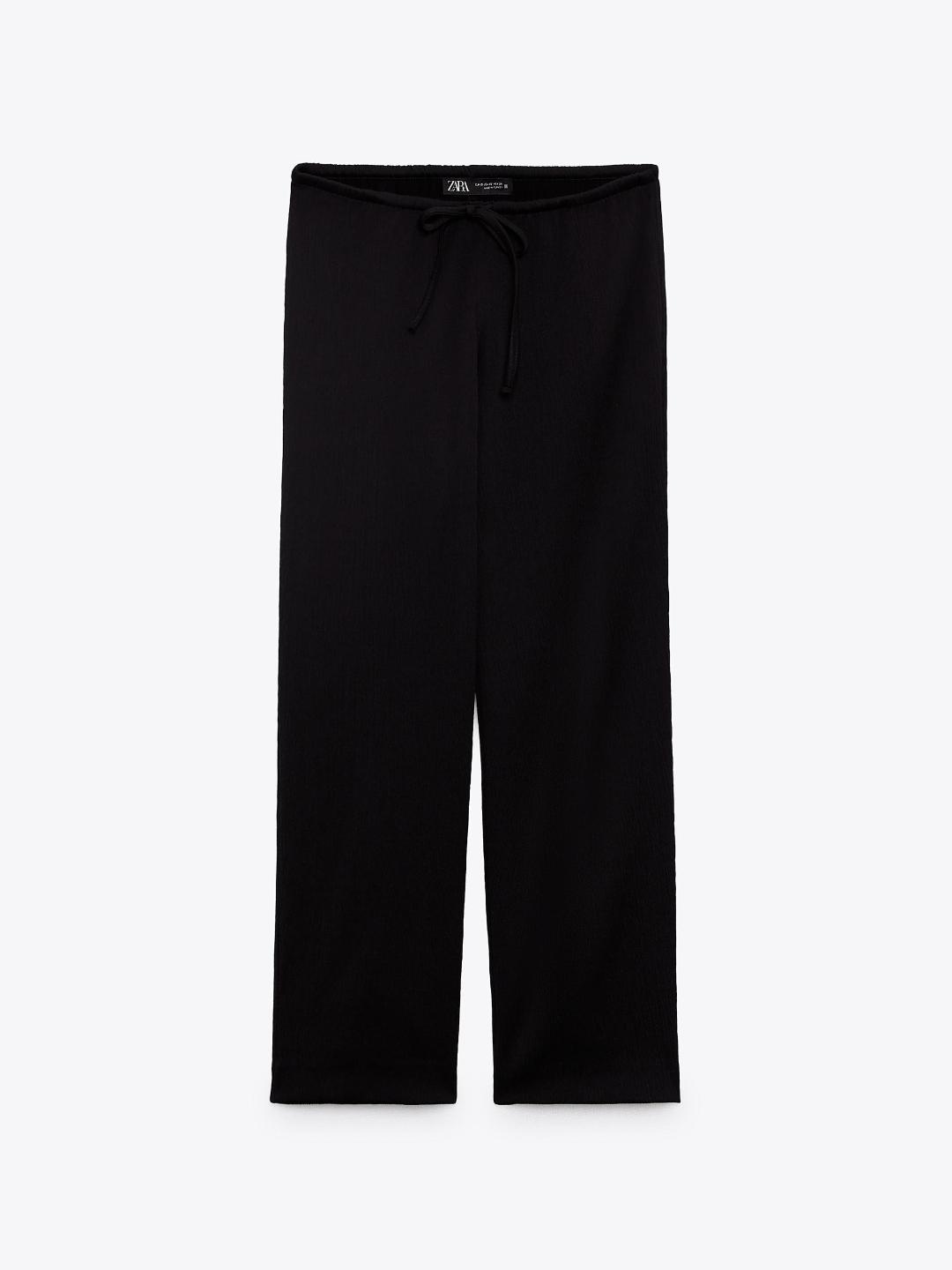

ZARA Women Black Trousers