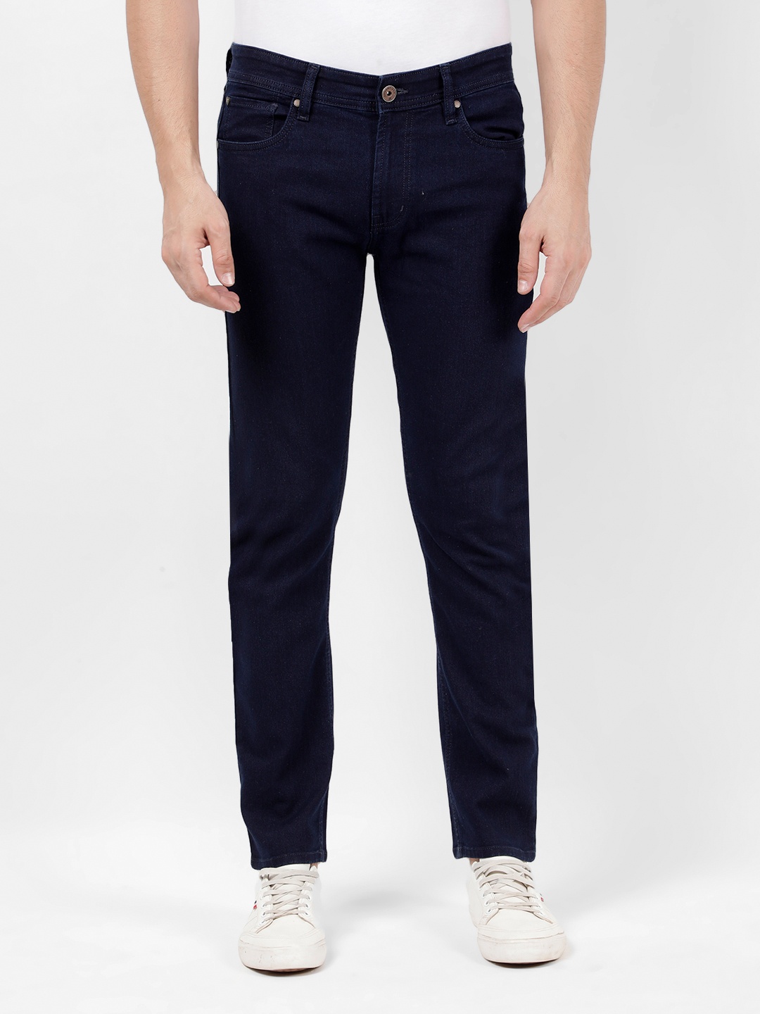 

Numero Uno Men Skinny Fit Low-Rise Stretchable Jeans, Blue