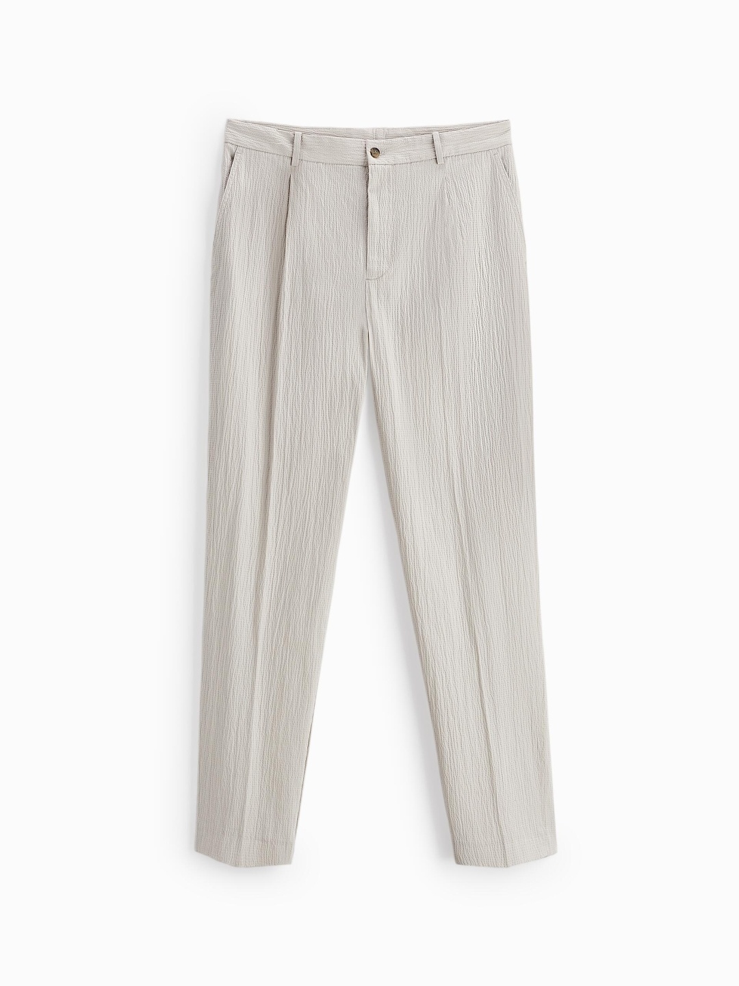 

ZARA Men Grey Trousers
