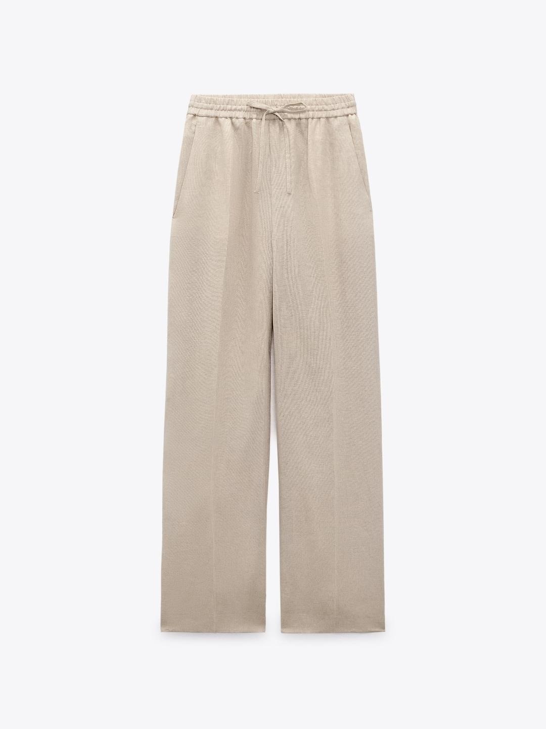 

ZARA Women Beige Trousers