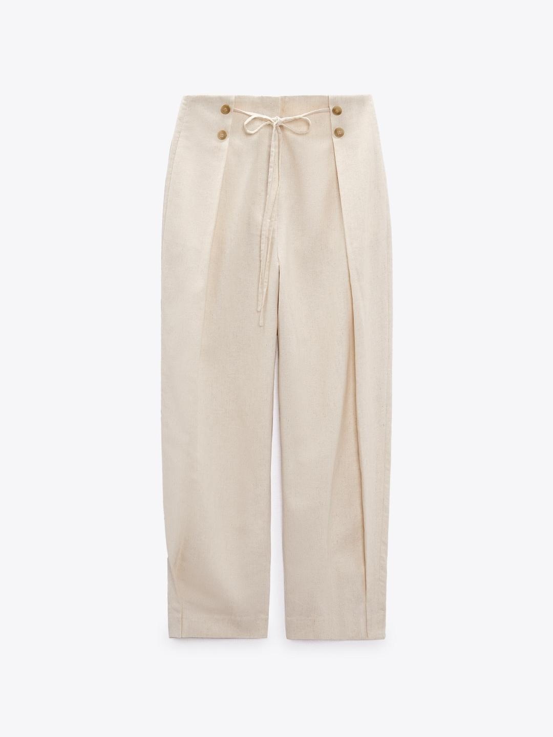 

ZARA Women Beige Trousers