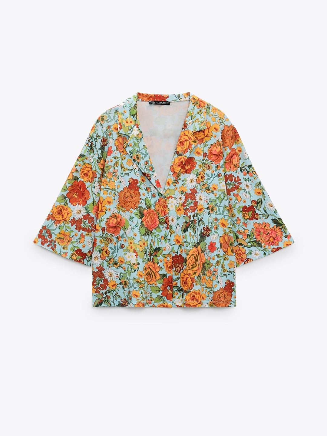 

ZARA Women Blue Shirts