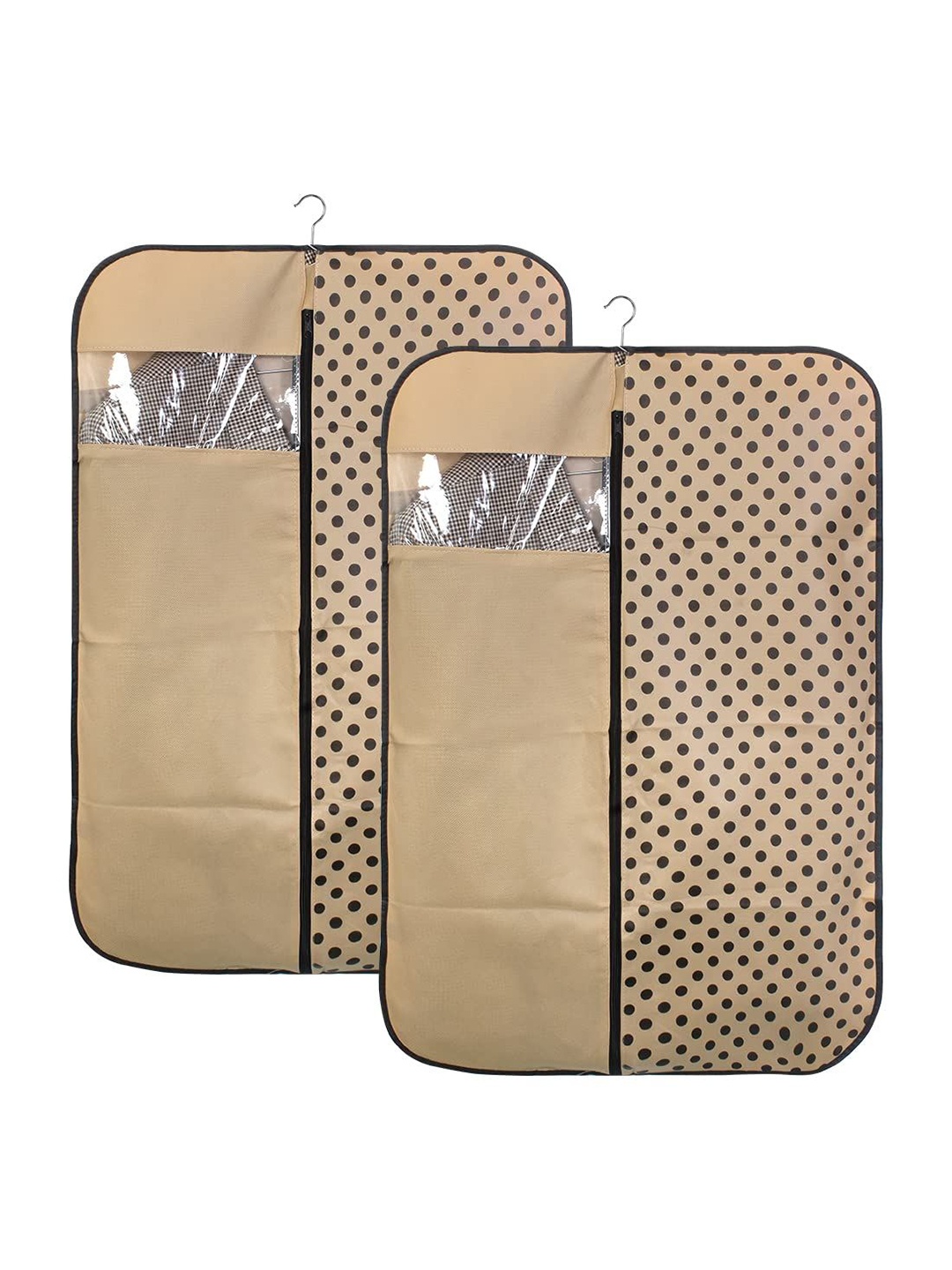 

prettykrafts Beige 2 Pieces Reusable Suit Organisers