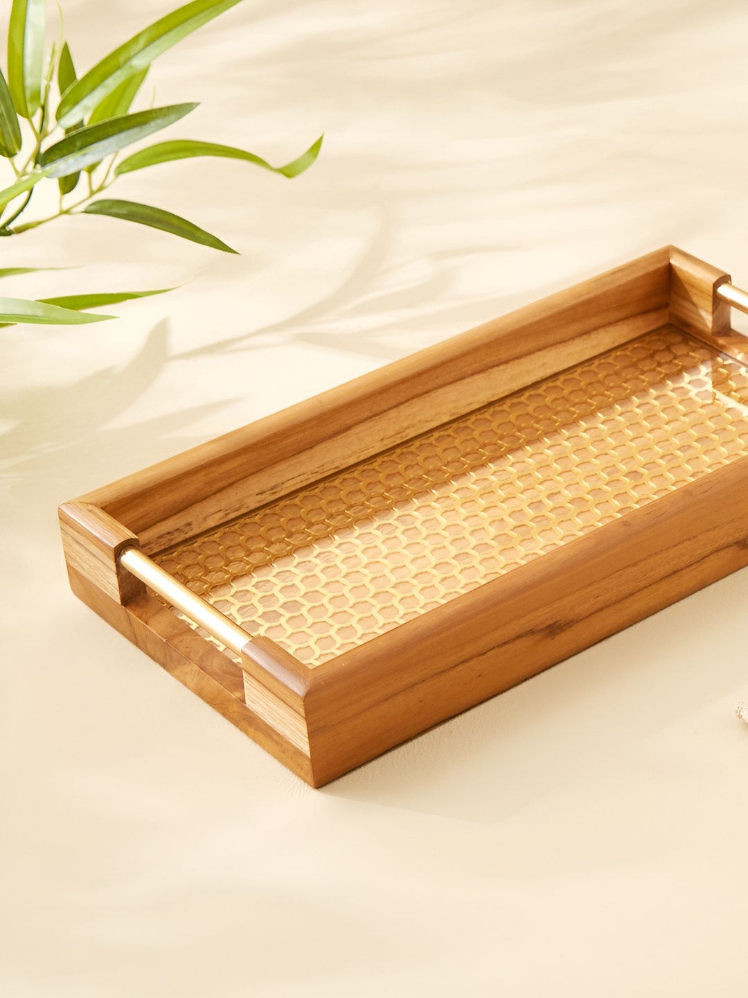 

Home Centre Haze Dietes Brown Wooden Serving Tray