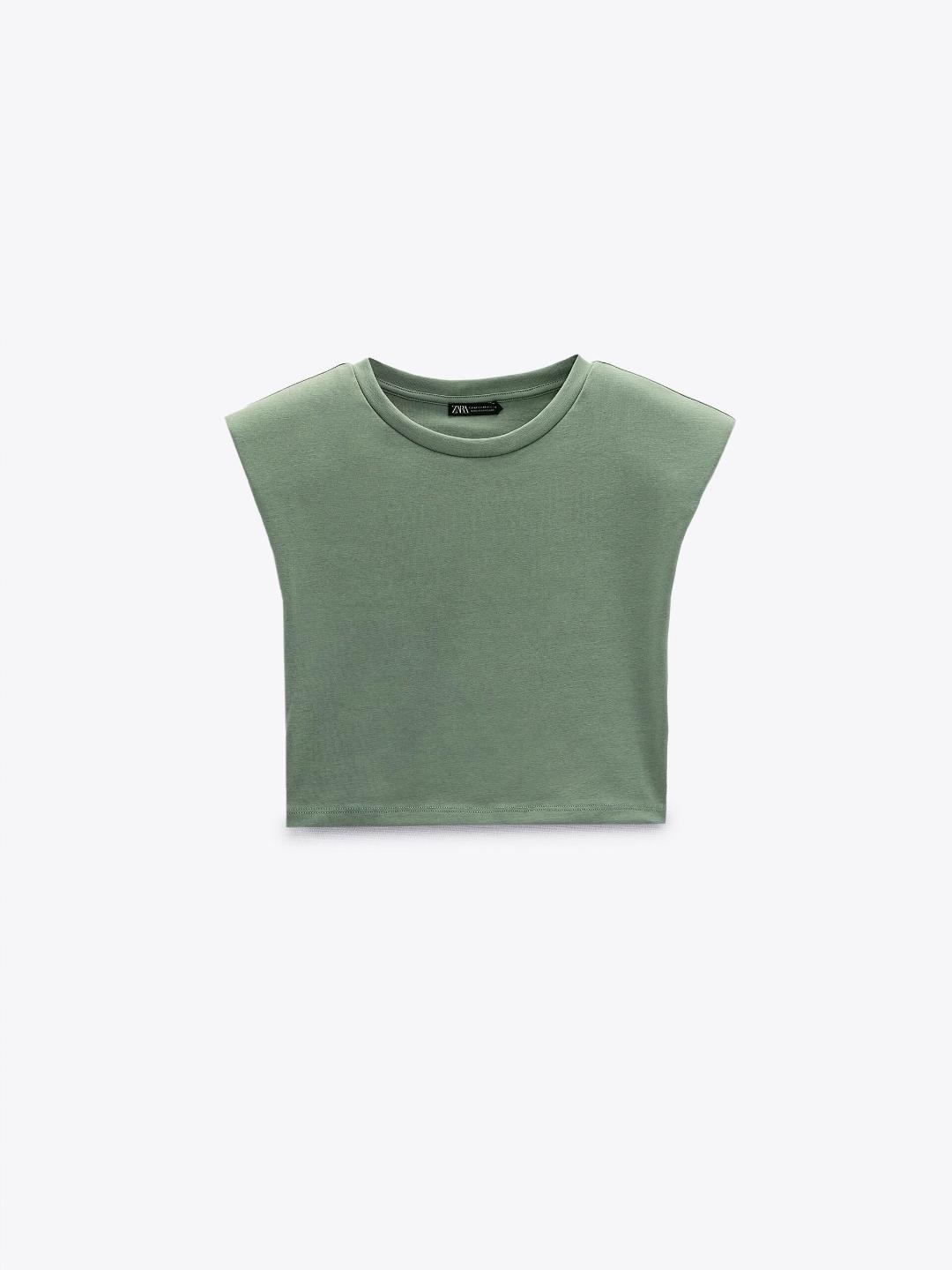 

ZARA Women Khaki Tops