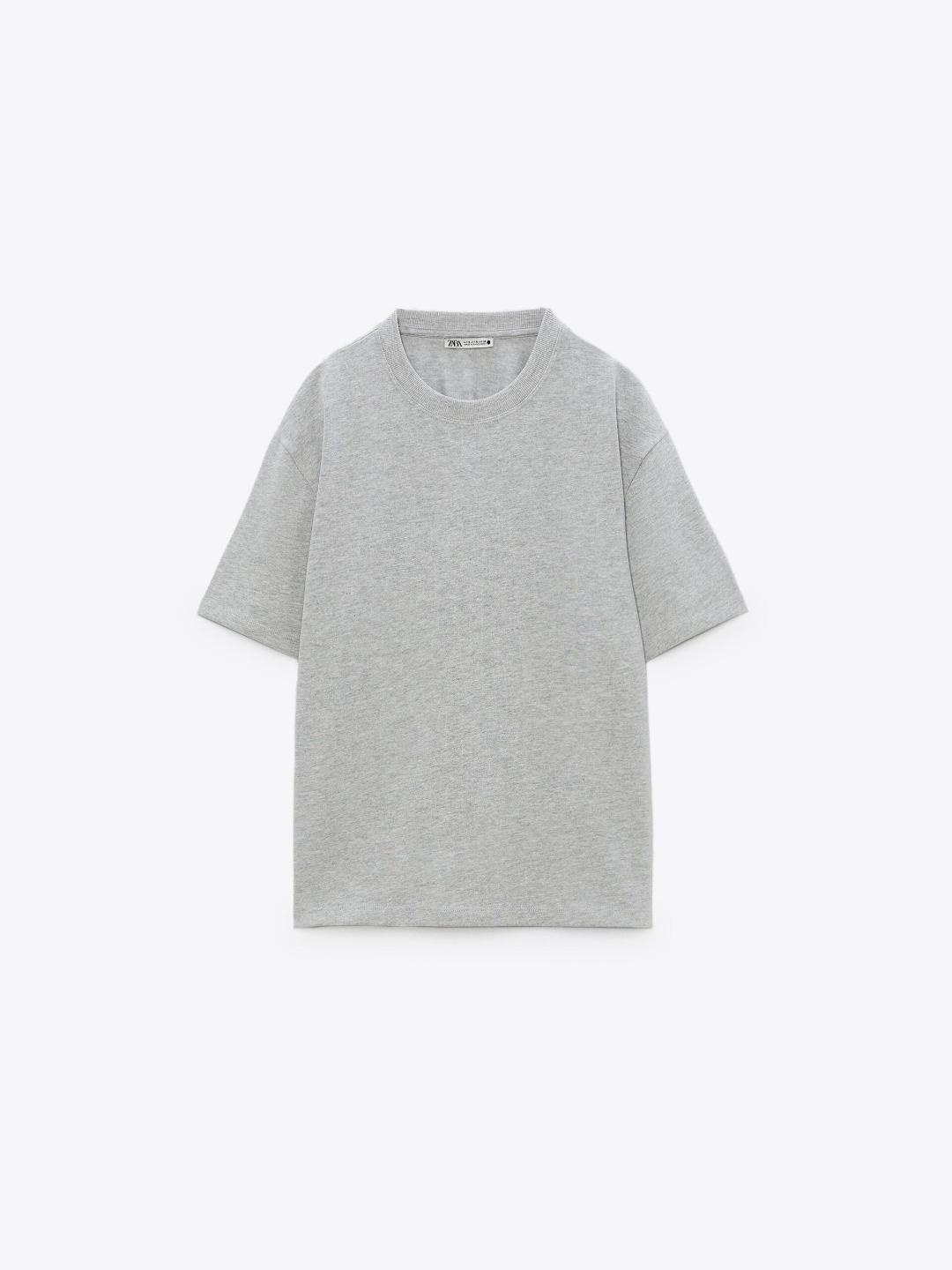 

ZARA Women Grey T-shirt
