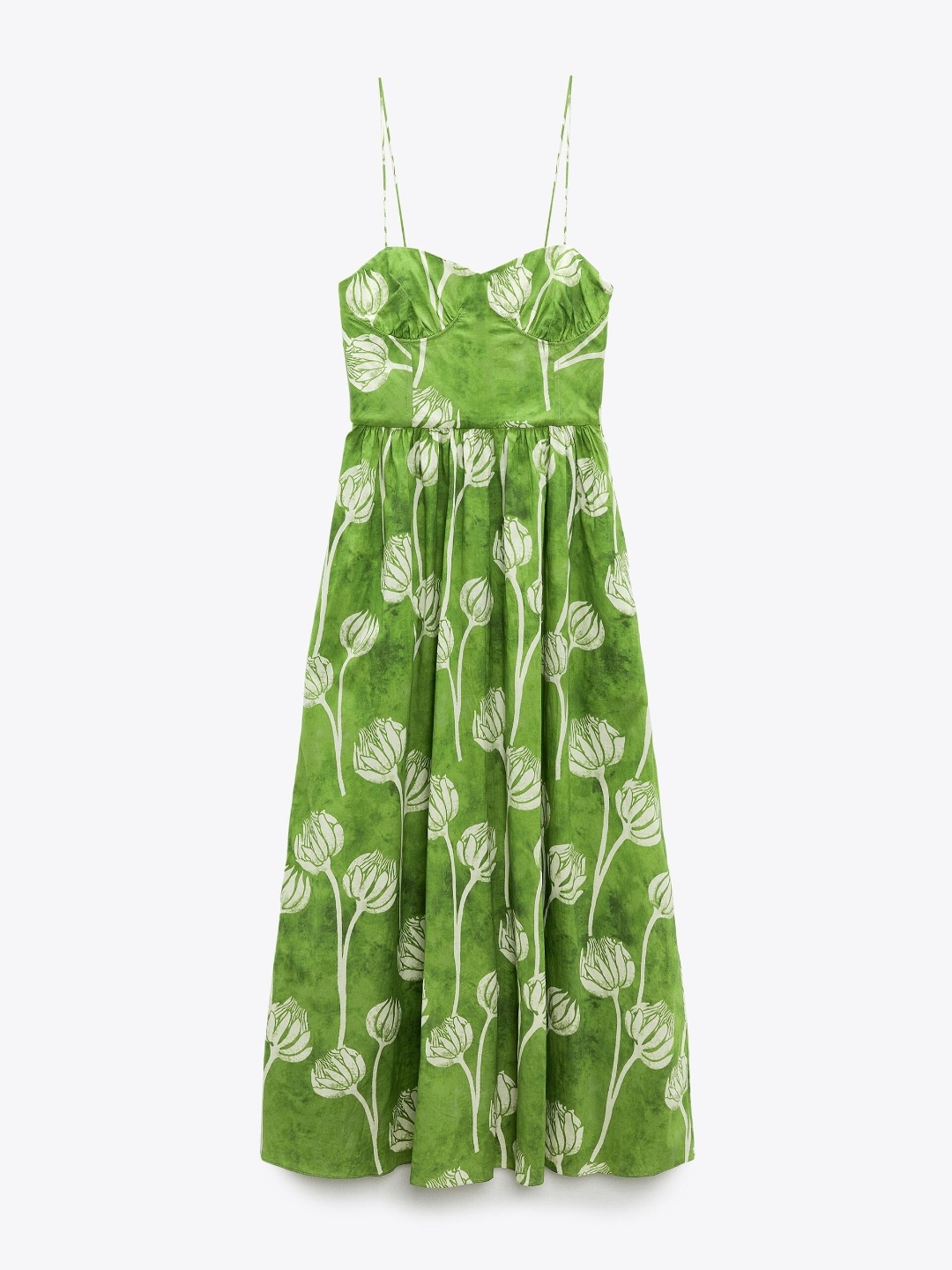 

ZARA Women Green Dress