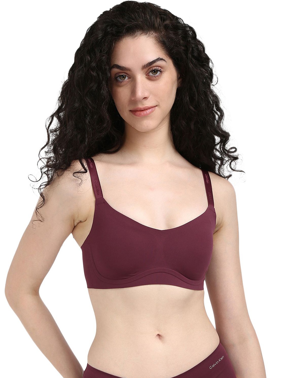 

Calvin Klein Underwear Women Bralette Bra Medium Coverage Lightly Padded, Purple