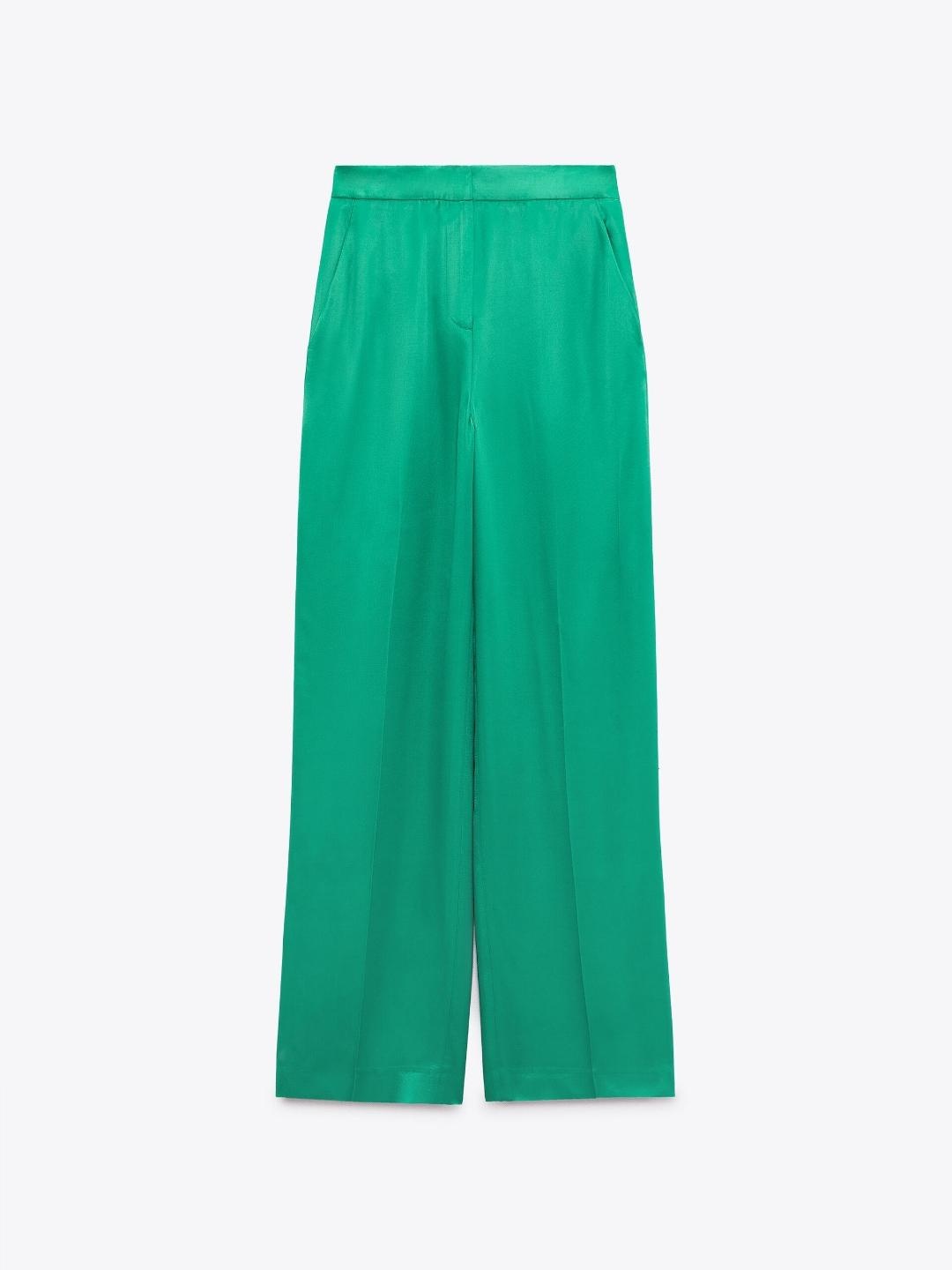 

ZARA Women Green Trousers
