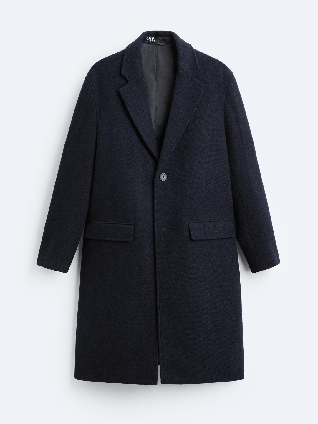 

ZARA Men Navy Blue Coats