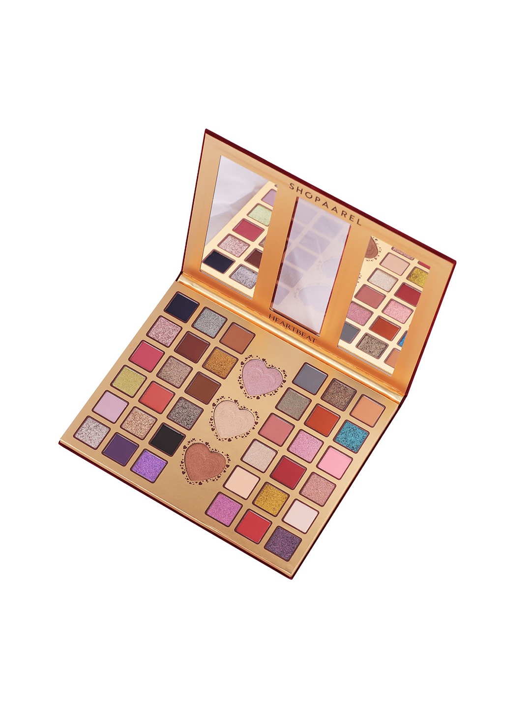 

Shopaarel Eyeshadow & Highlighter Heartbeat Palette - 60.8 g, Multi