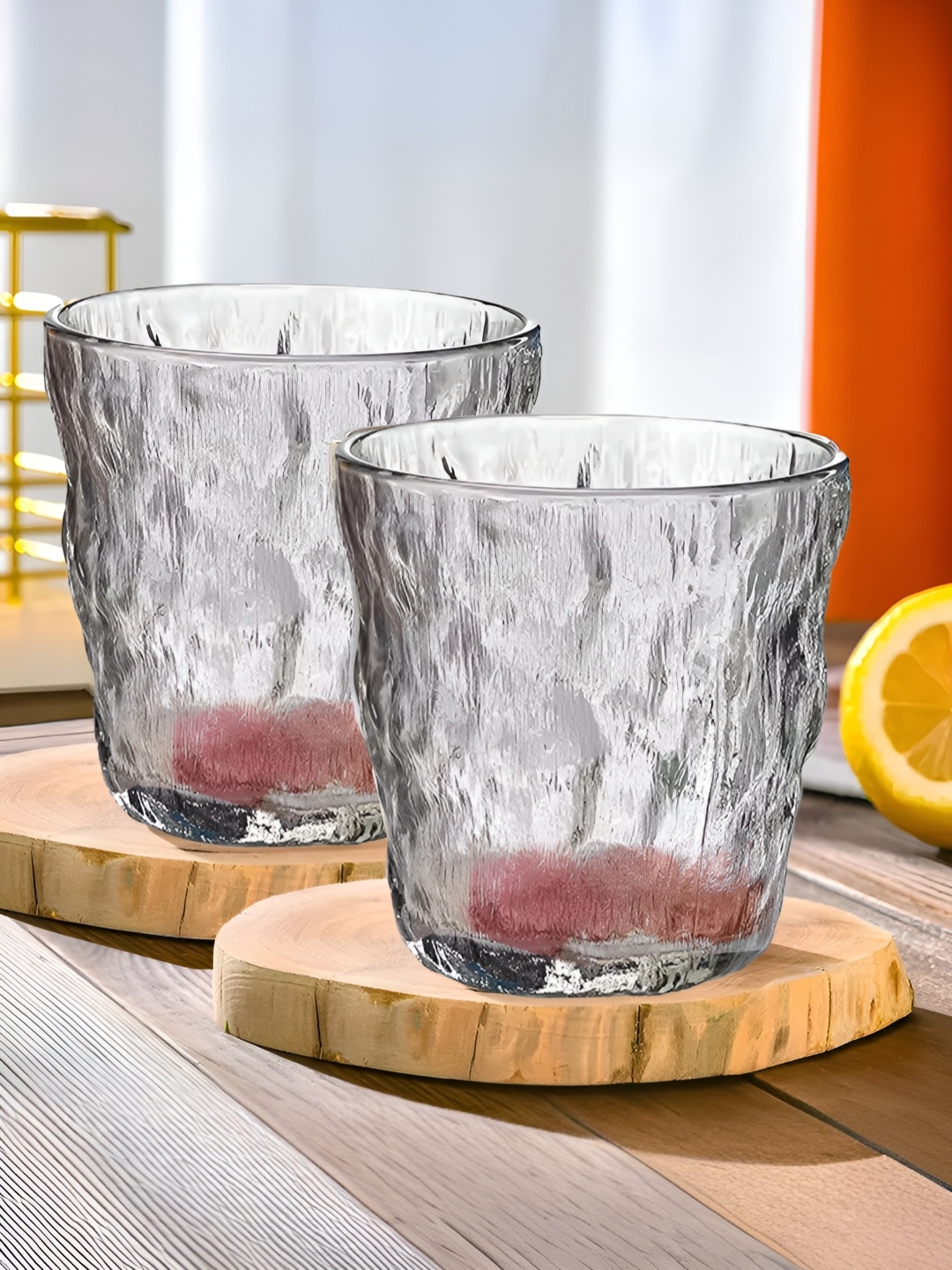 

The Better Home Grey 2 Pieces Dishwasher Safe Juice Glasses 270ml