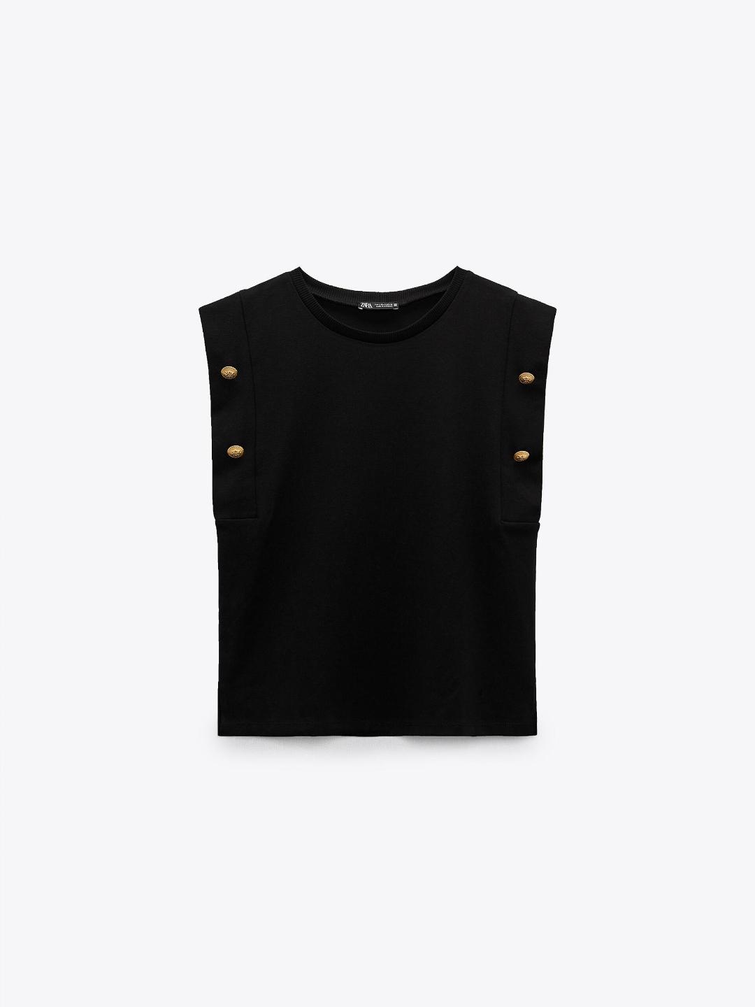 

ZARA Women Black Top