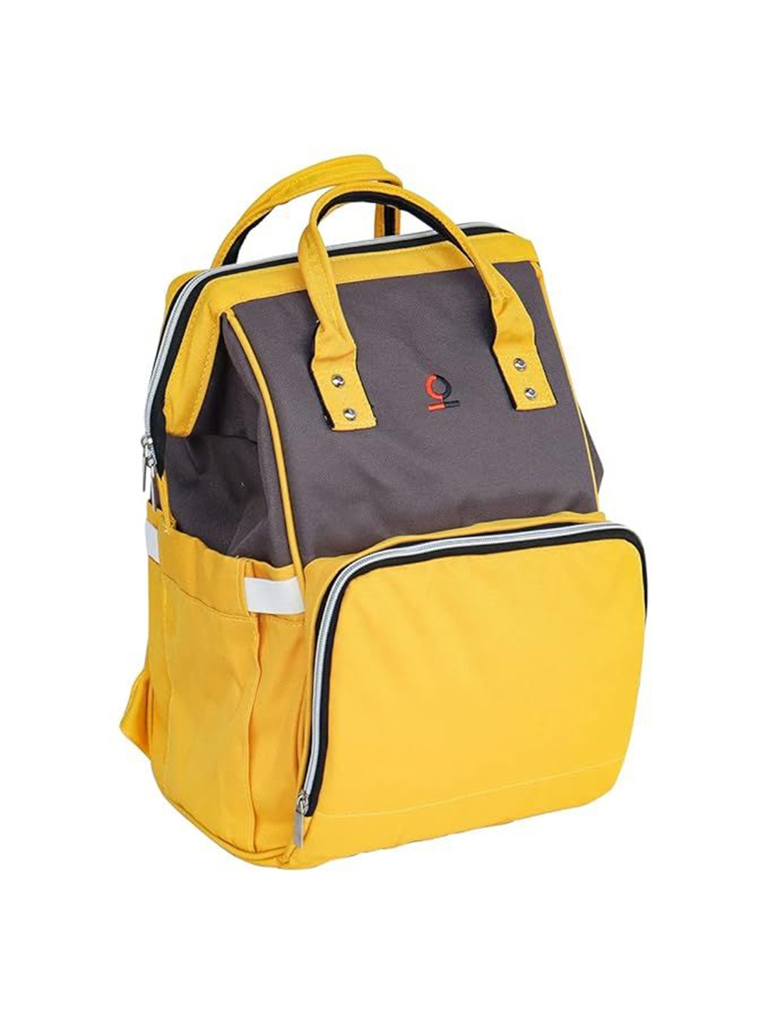 

prettykrafts Multi-Function Nappy Changing Back Dad Backpack, Yellow
