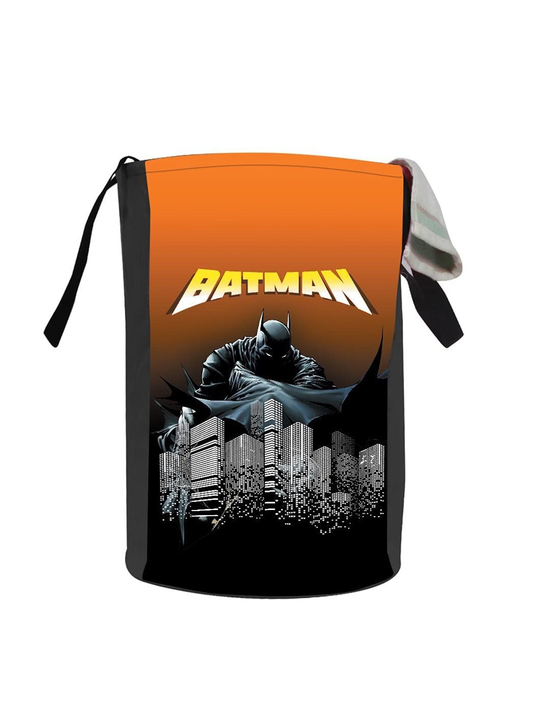 

prettykrafts Brown & Black Batman Printed Foldable Large Laundry Bag