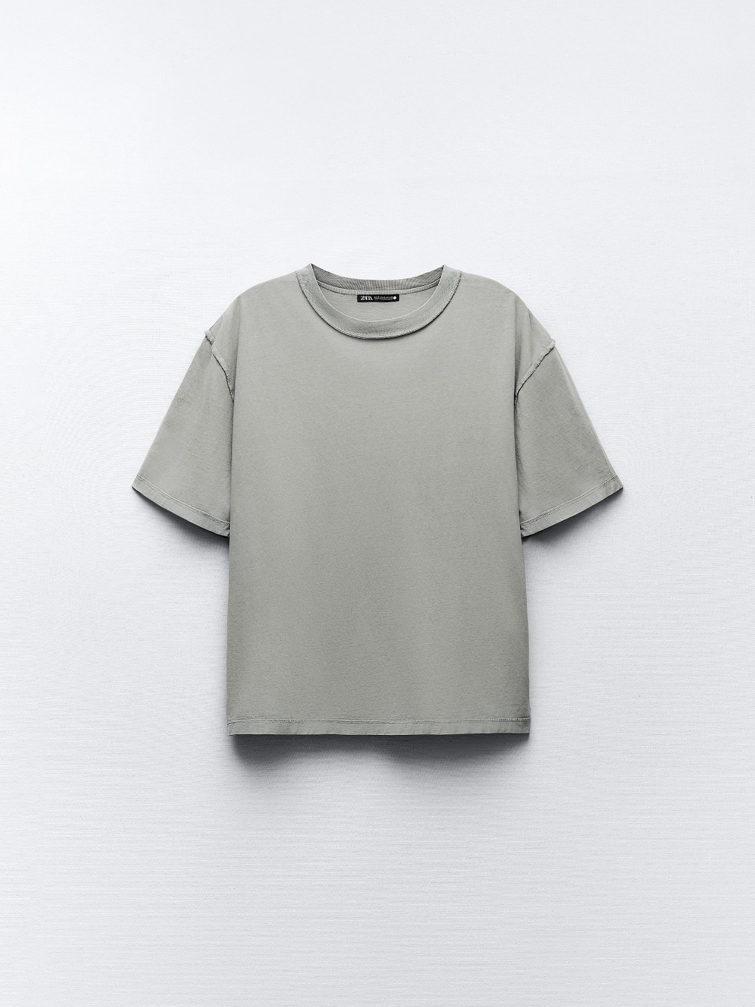 

ZARA Women Grey T-shirt