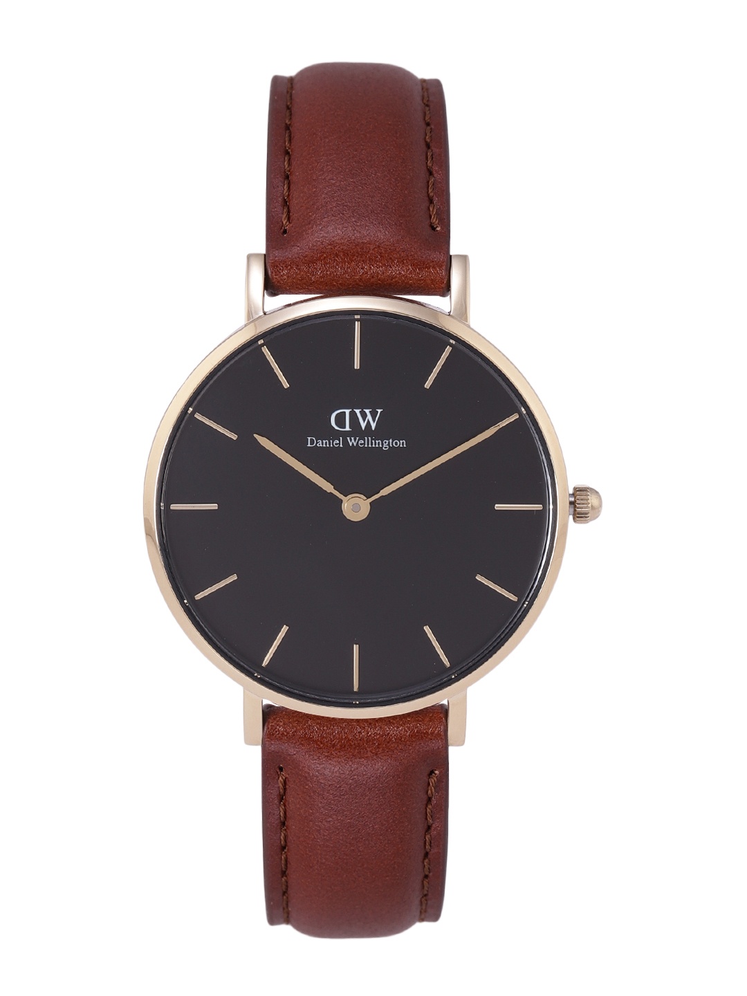 

Daniel Wellington Women Dial & Leather Straps Analogue Watch DW00100548K, Black