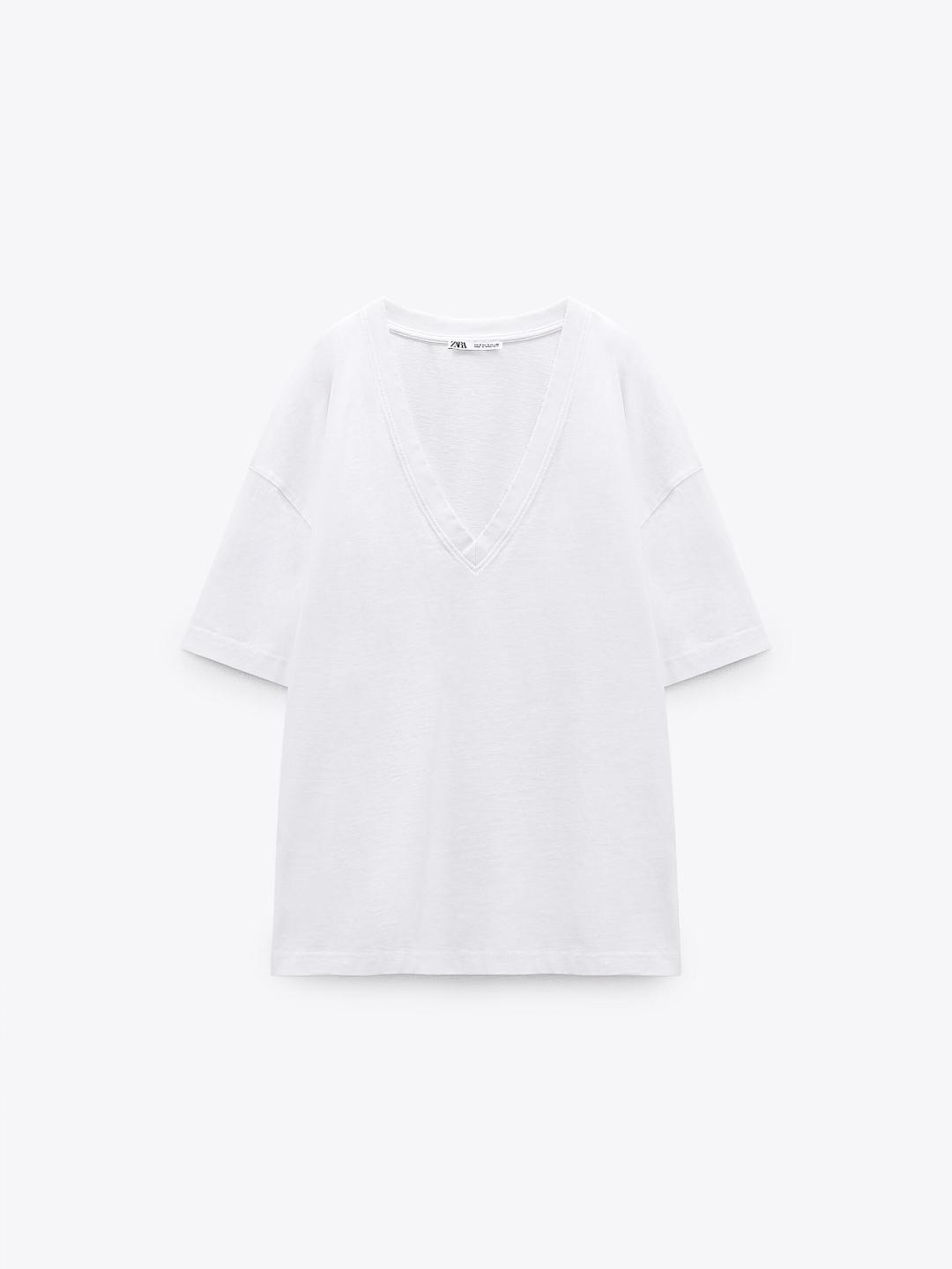 

ZARA Women White T-shirt