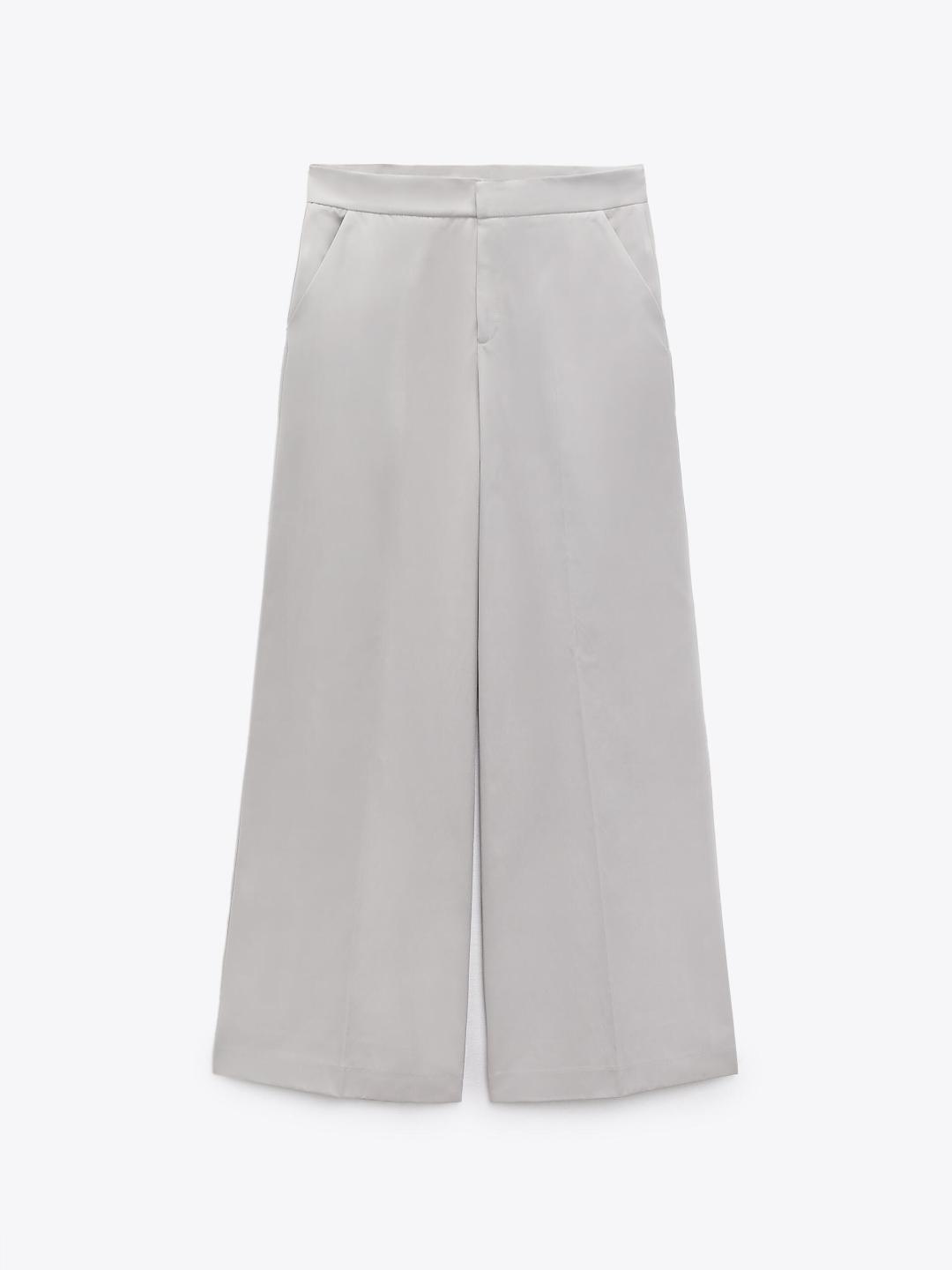 

ZARA Women Grey Trousers