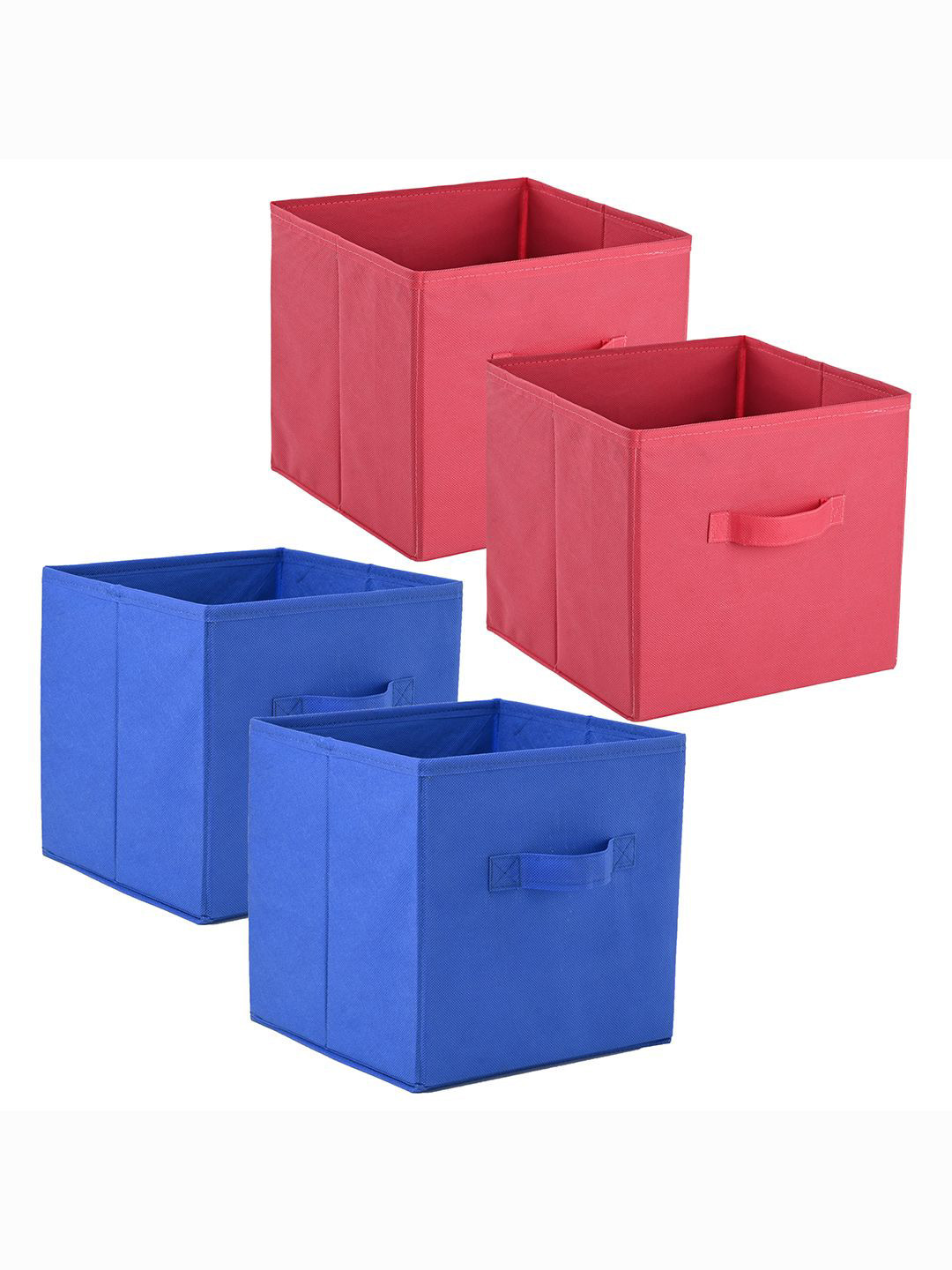 

Kuber Industries Pink & Blue 4 Pieces Multi-Utility Organisers